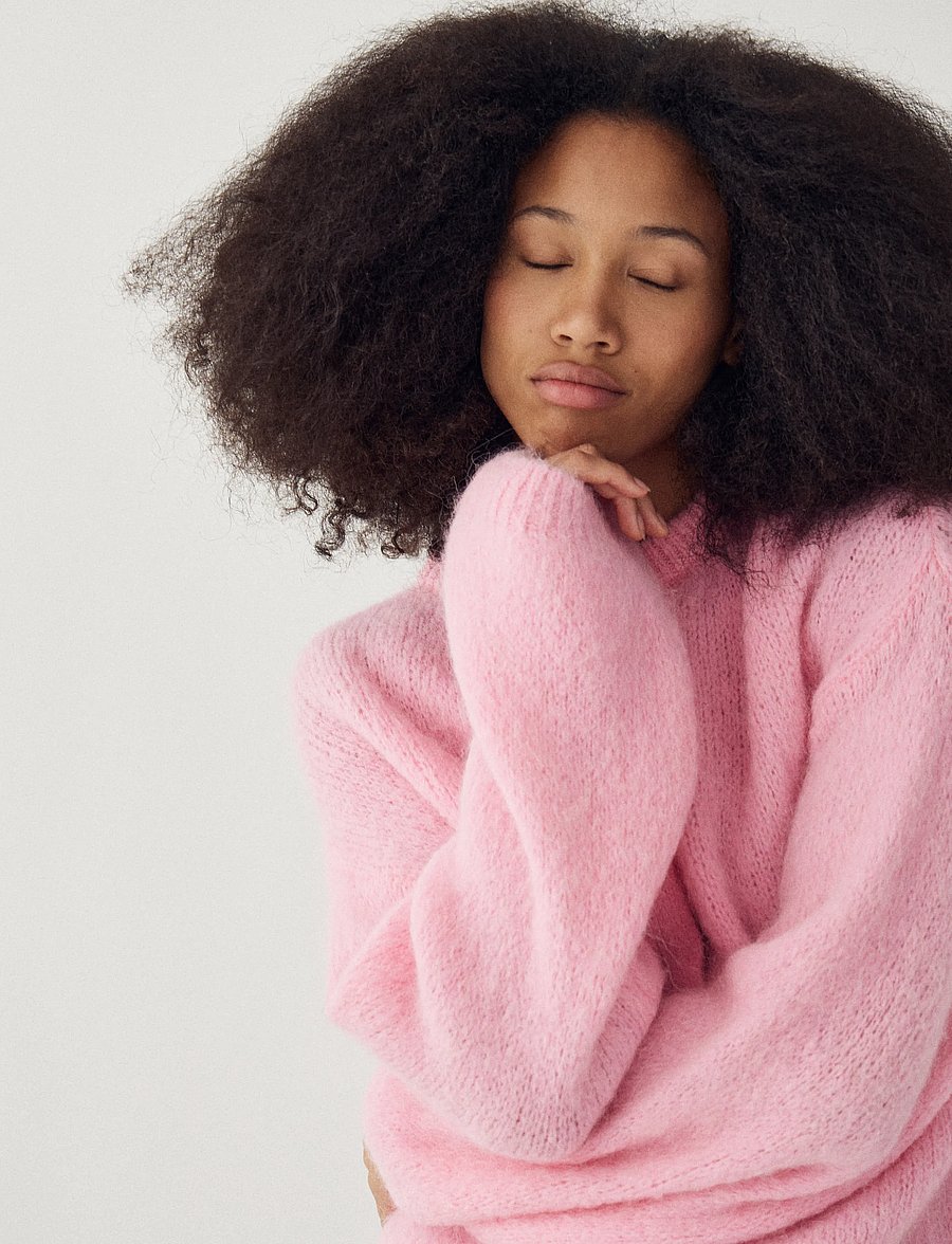 Noella - N-Kae Knit Cardigan - kardiganid - blush pink - 4