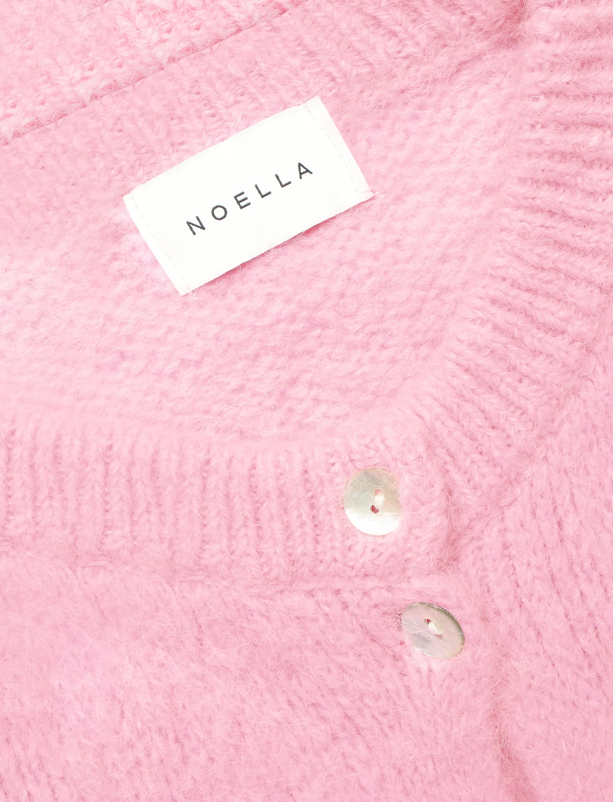 Noella - N-Kae Knit Cardigan - cardigans - blush pink - 2