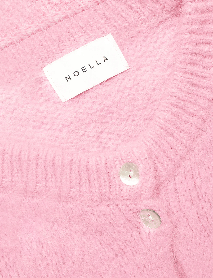 Noella - N-Kae Knit Cardigan - cardigans - blush pink - 2