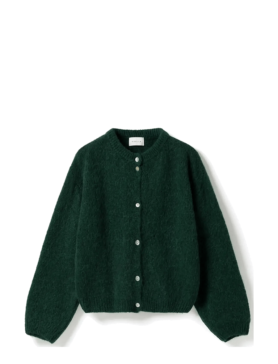 Noella - N-Kae Knit Cardigan - cardigans - bottle green - 1