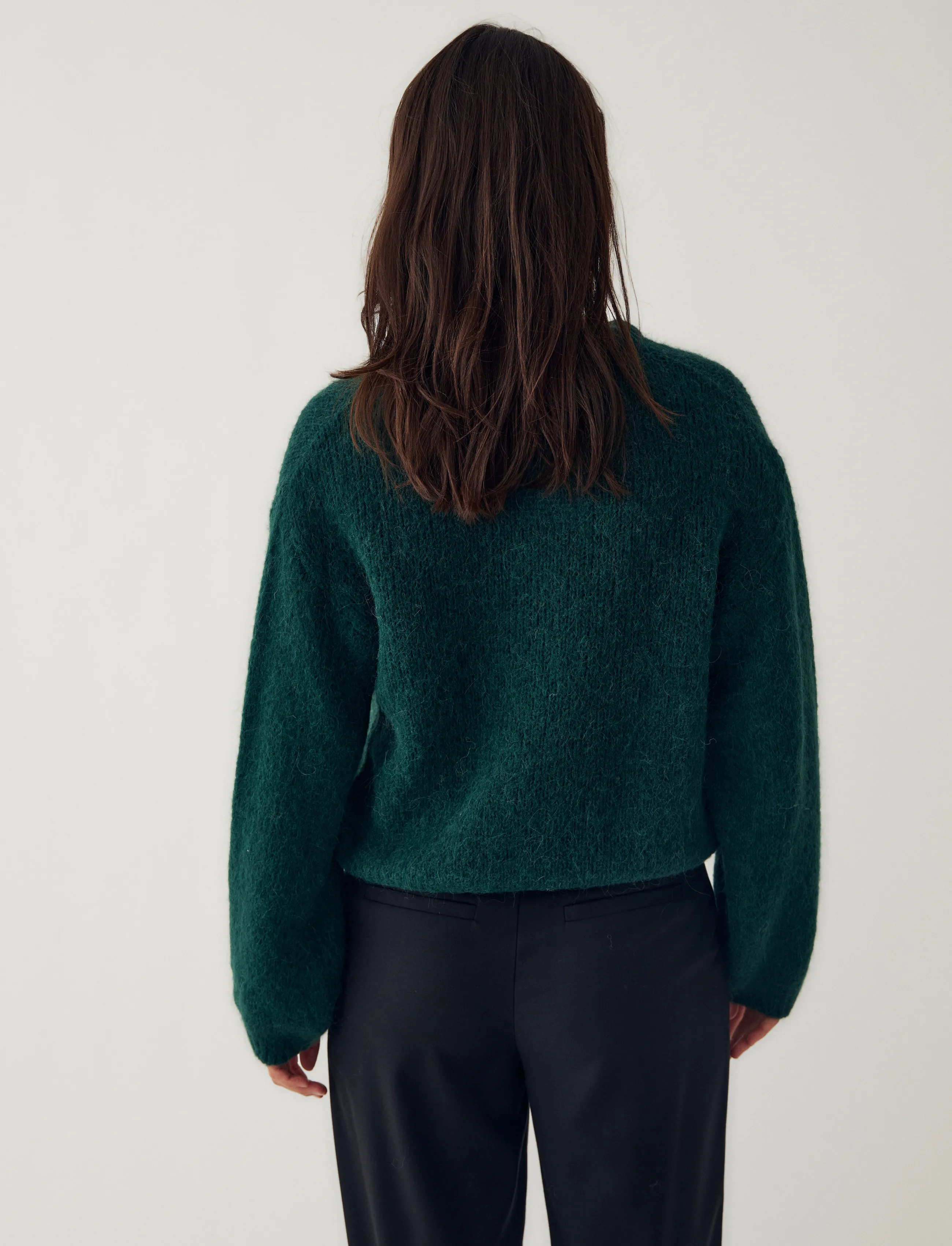 Noella - N-Kae Knit Cardigan - cardigans - bottle green - 4