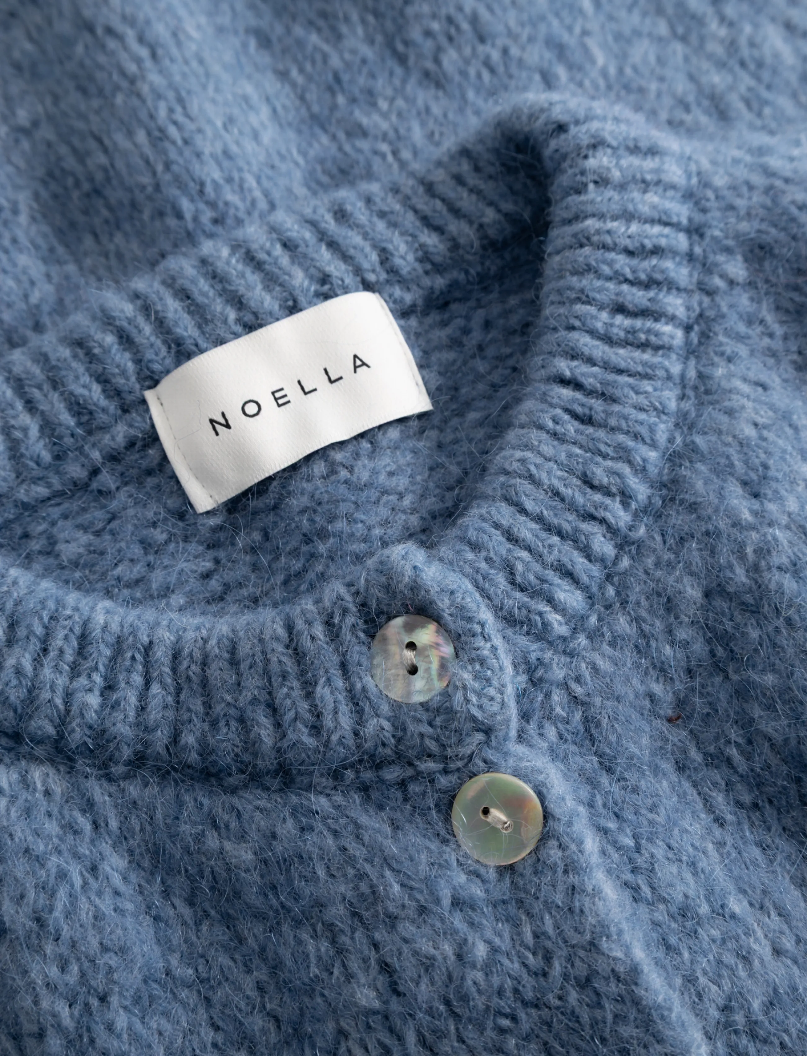 Noella - N-Kae Knit Cardigan - kardiganid - jeans melange - 2