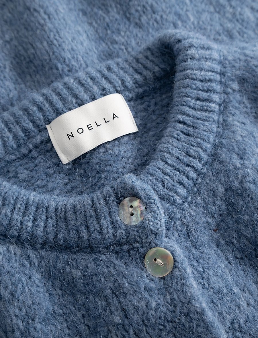 Noella - N-Kae Knit Cardigan - kardiganid - jeans melange - 2