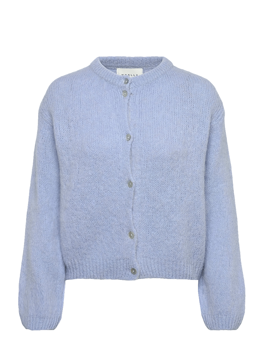 Noella - N-Kae Knit Cardigan - hnepptar peysur - light blue - 1