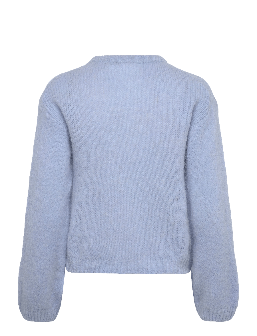Noella - N-Kae Knit Cardigan - hnepptar peysur - light blue - 2