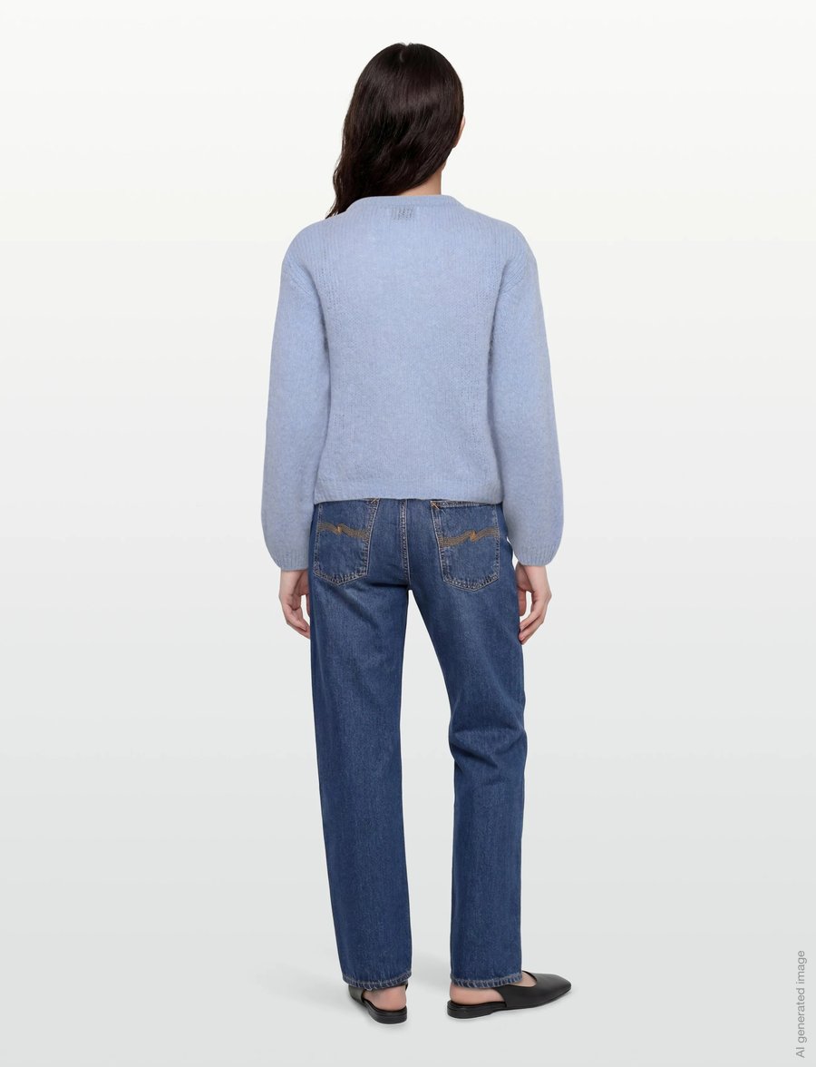 Noella - N-Kae Knit Cardigan - hnepptar peysur - light blue - 4