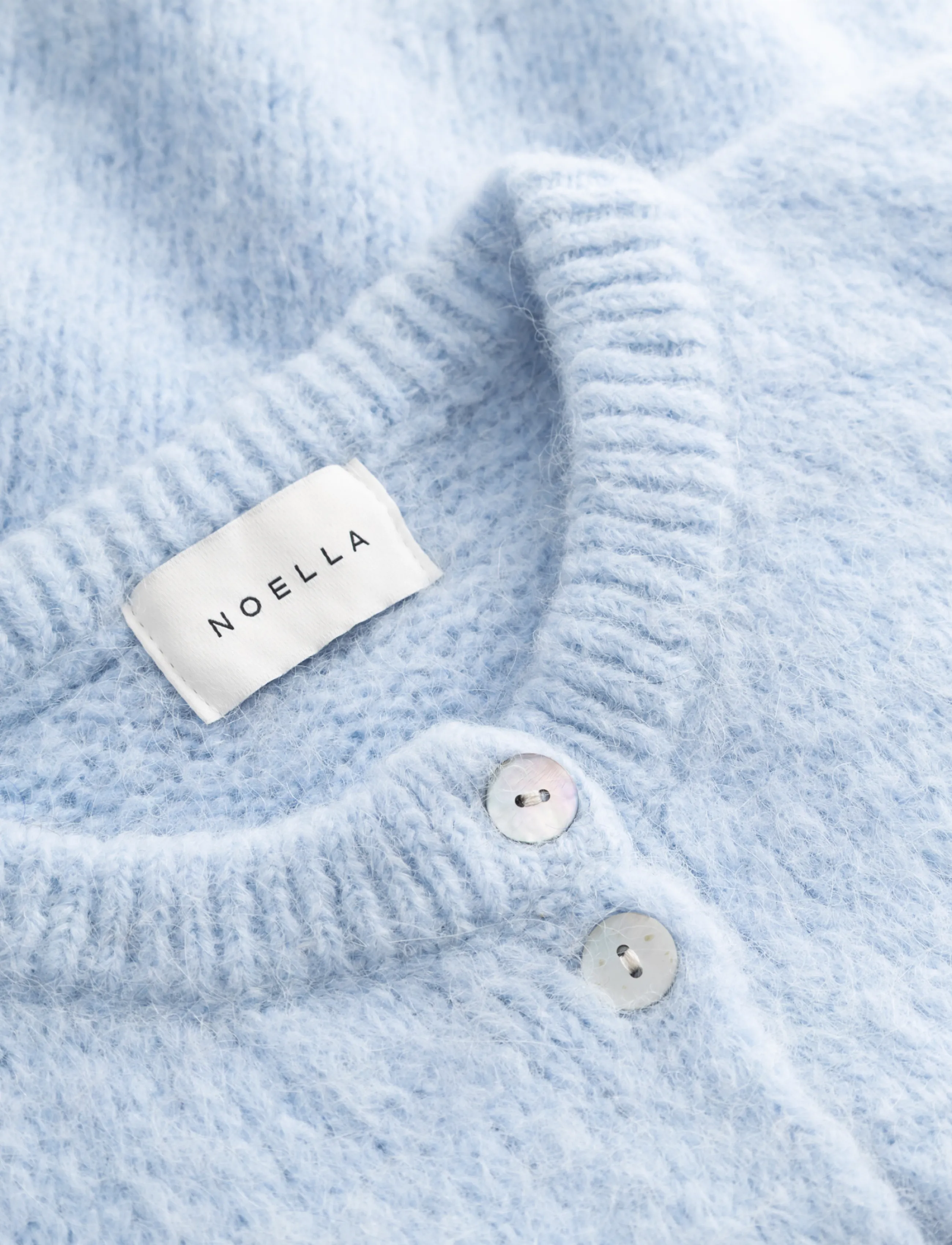 Noella - N-Kae Knit Cardigan - kardiganid - light blue - 3