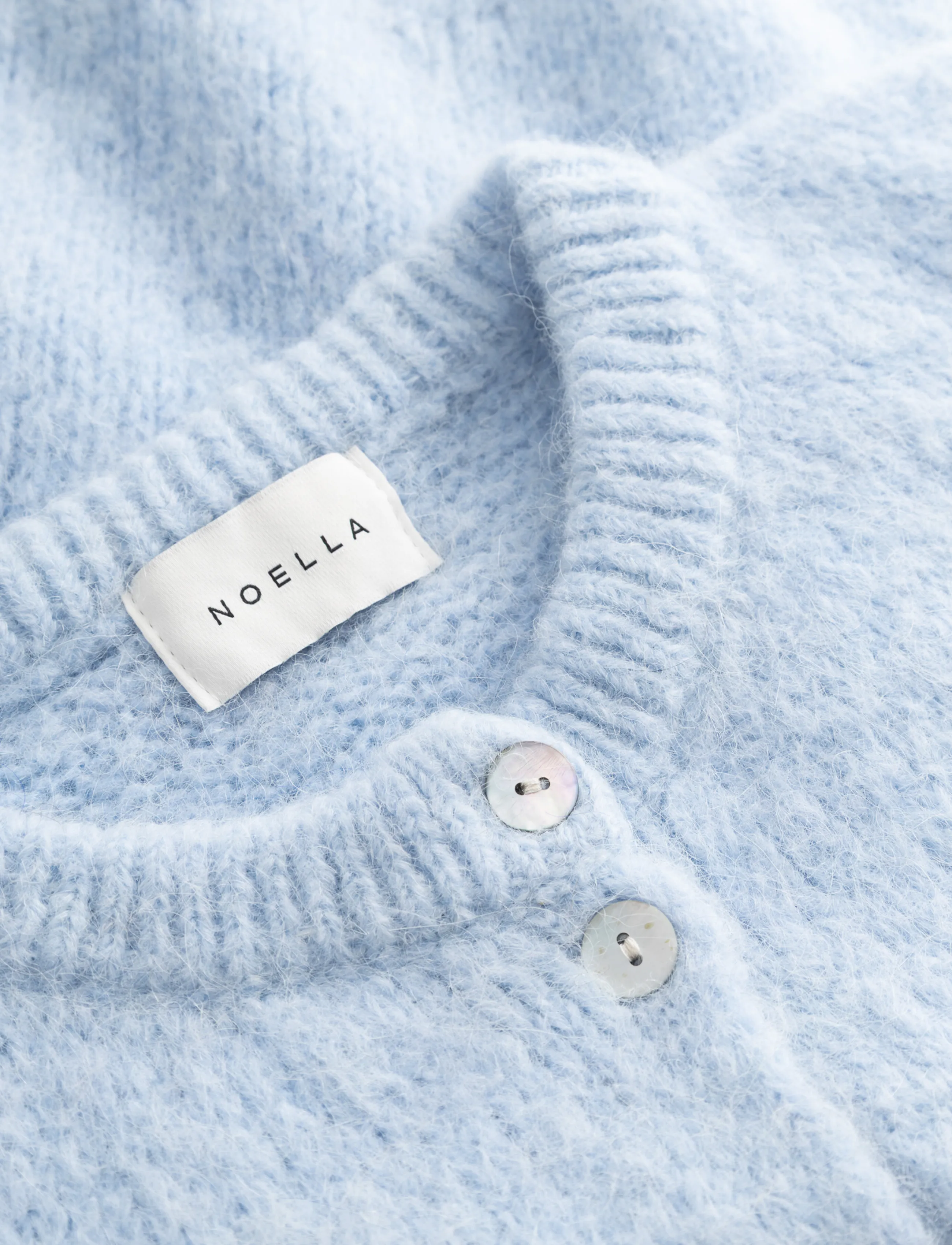 Noella - N-Kae Knit Cardigan - cardigans - light blue - 4