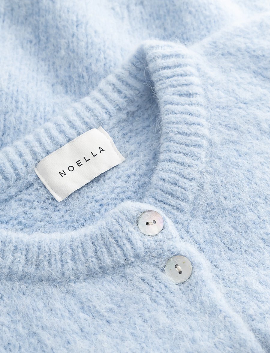 Noella - N-Kae Knit Cardigan - strickjacken - light blue - 4
