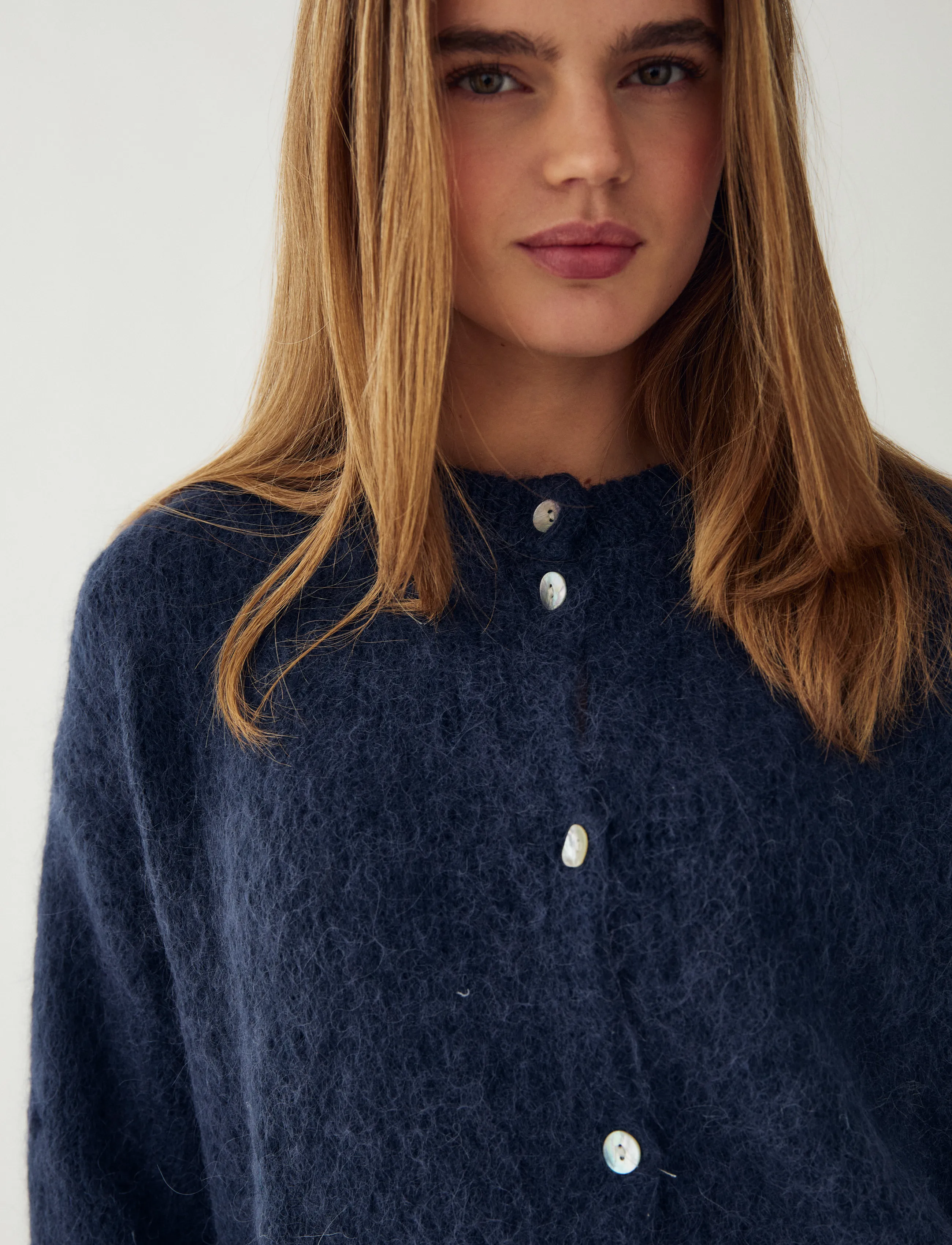 Noella - N-Kae Knit Cardigan - cardigans - navy - 5