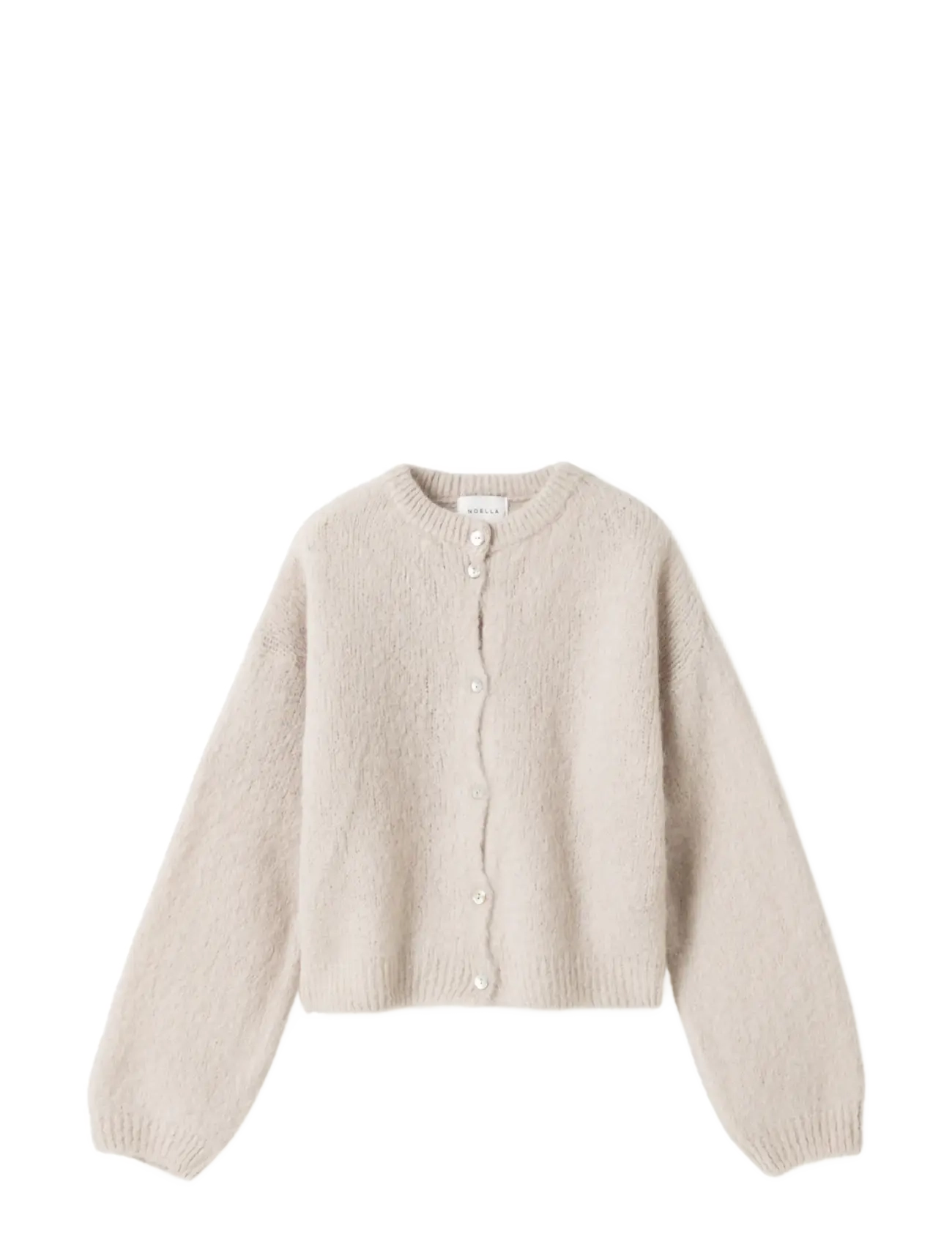 Noella - N-Kae Knit Cardigan - koftor - oyster - 1