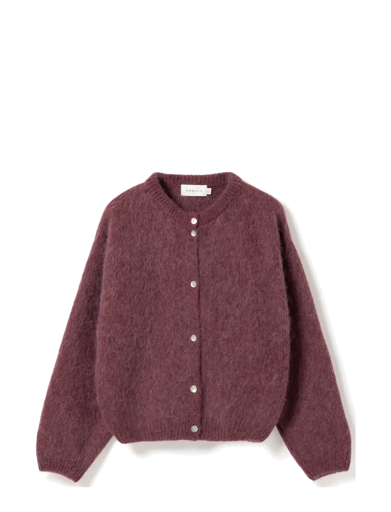 Noella N-Kae Knit Cardigan - Tøj - RUST / burgundy