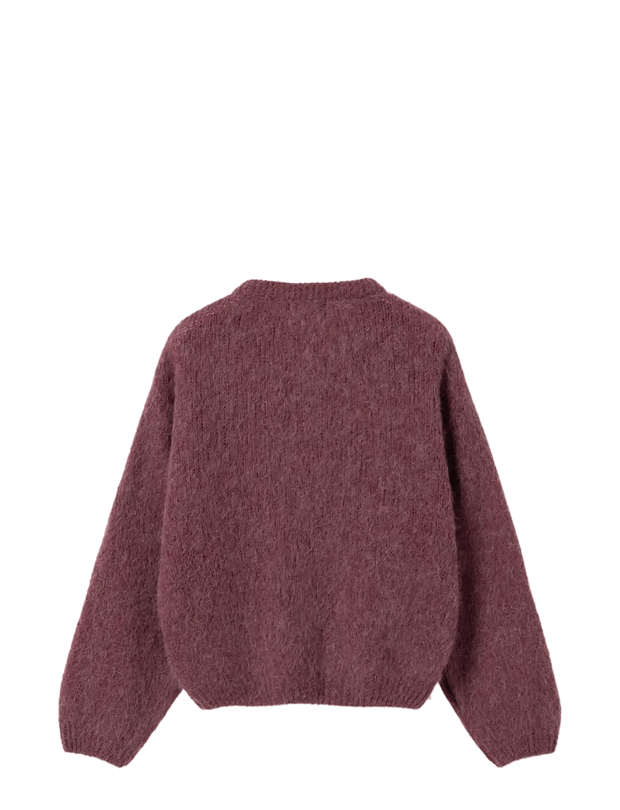 Noella - N-Kae Knit Cardigan - koftor - rust - 2