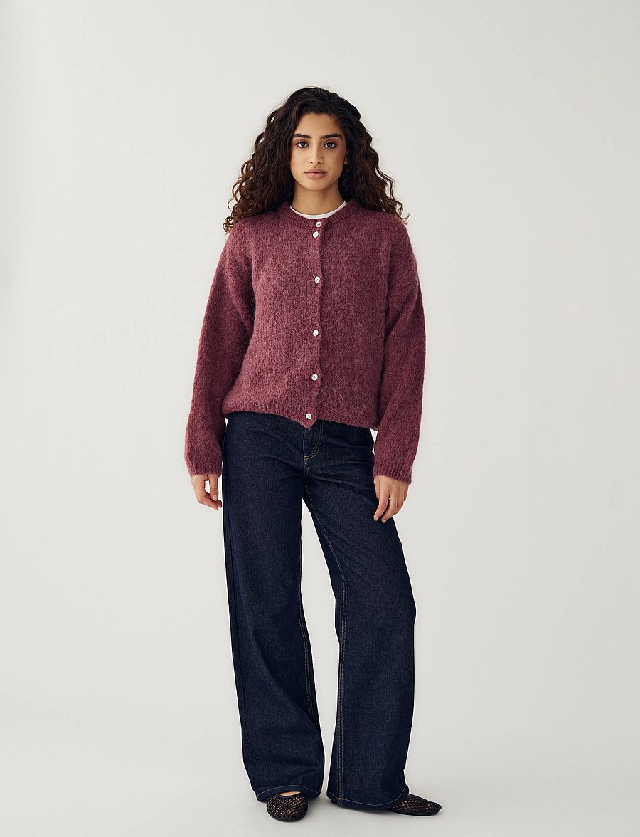 Noella - N-Kae Knit Cardigan - cardigans - rust - 3