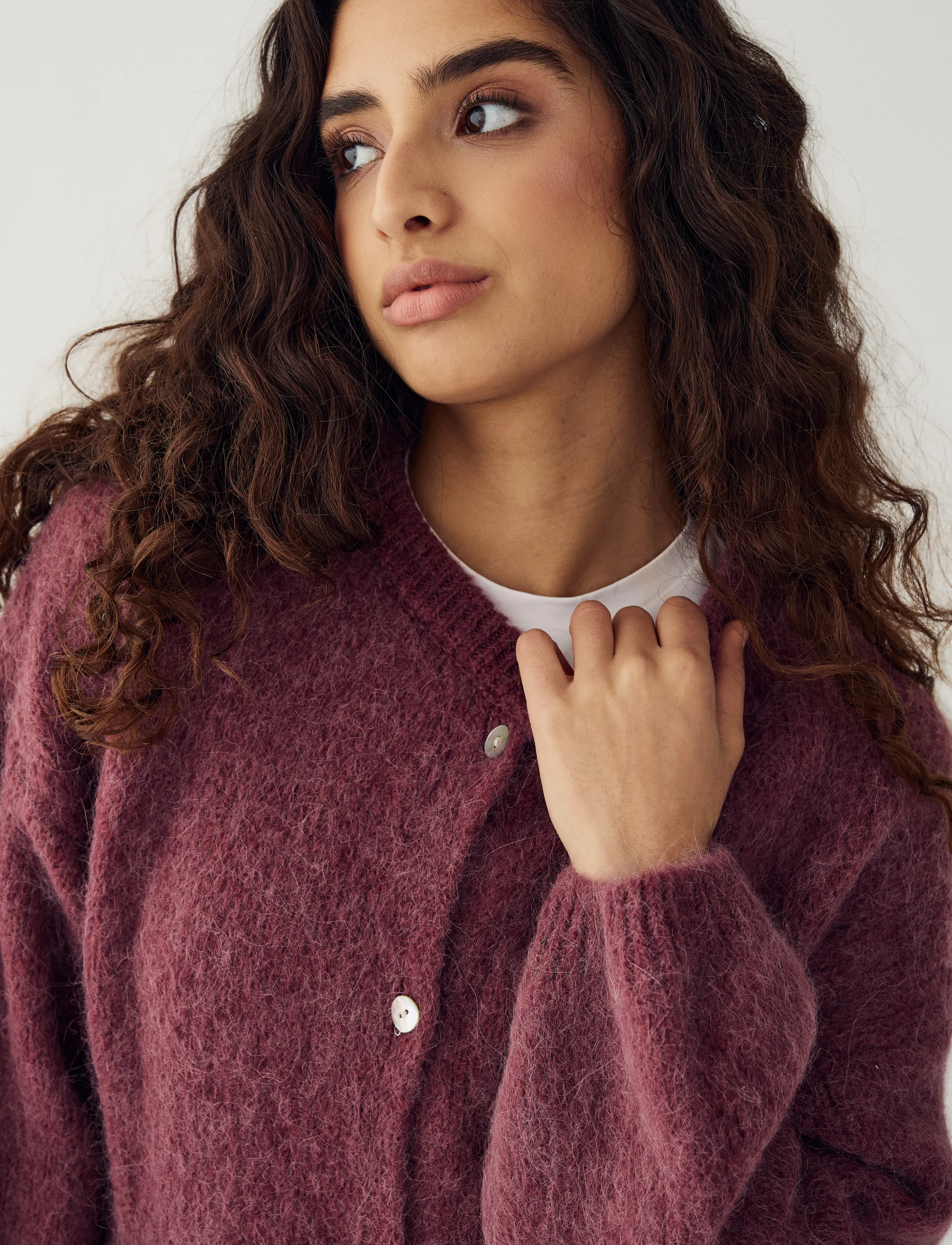 Noella - N-Kae Knit Cardigan - cardigans - rust - 4