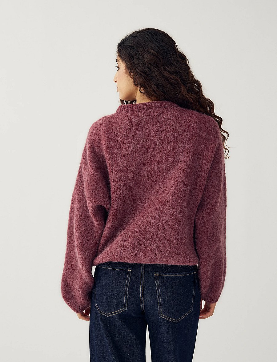 Noella - N-Kae Knit Cardigan - cardigans - rust - 5