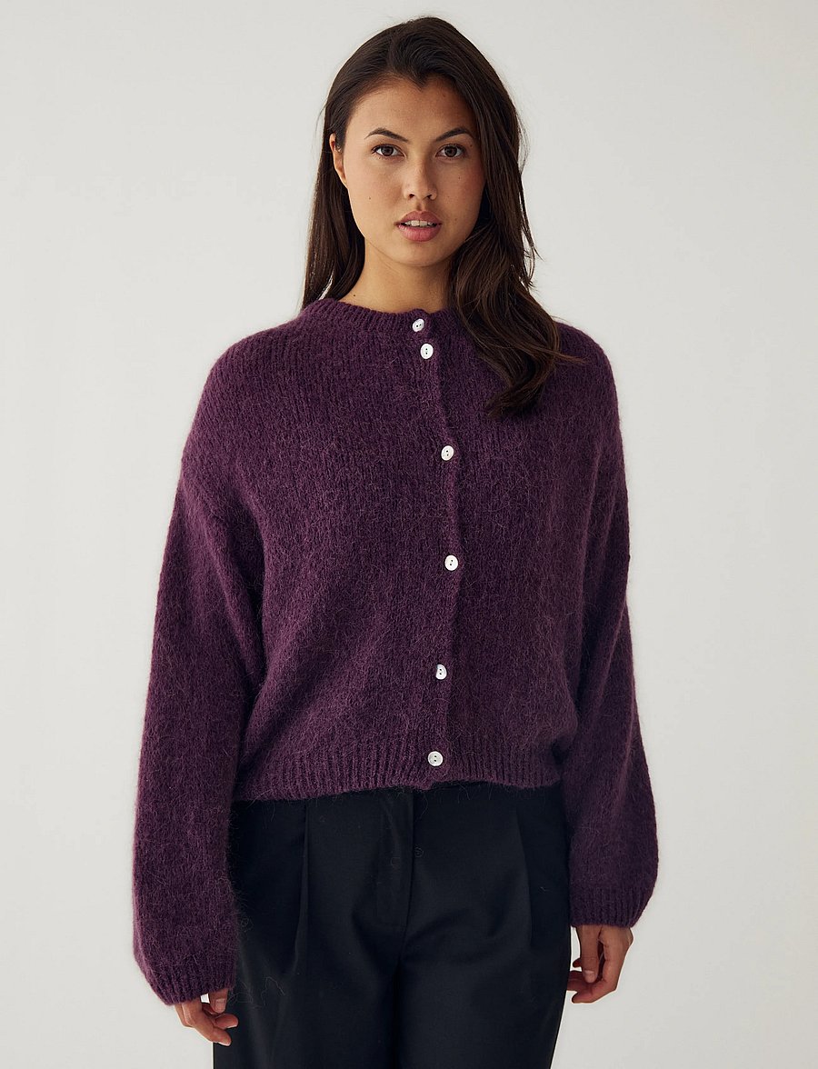 Noella - N-Kae Knit Cardigan - kardiganid - winter bloom - 0