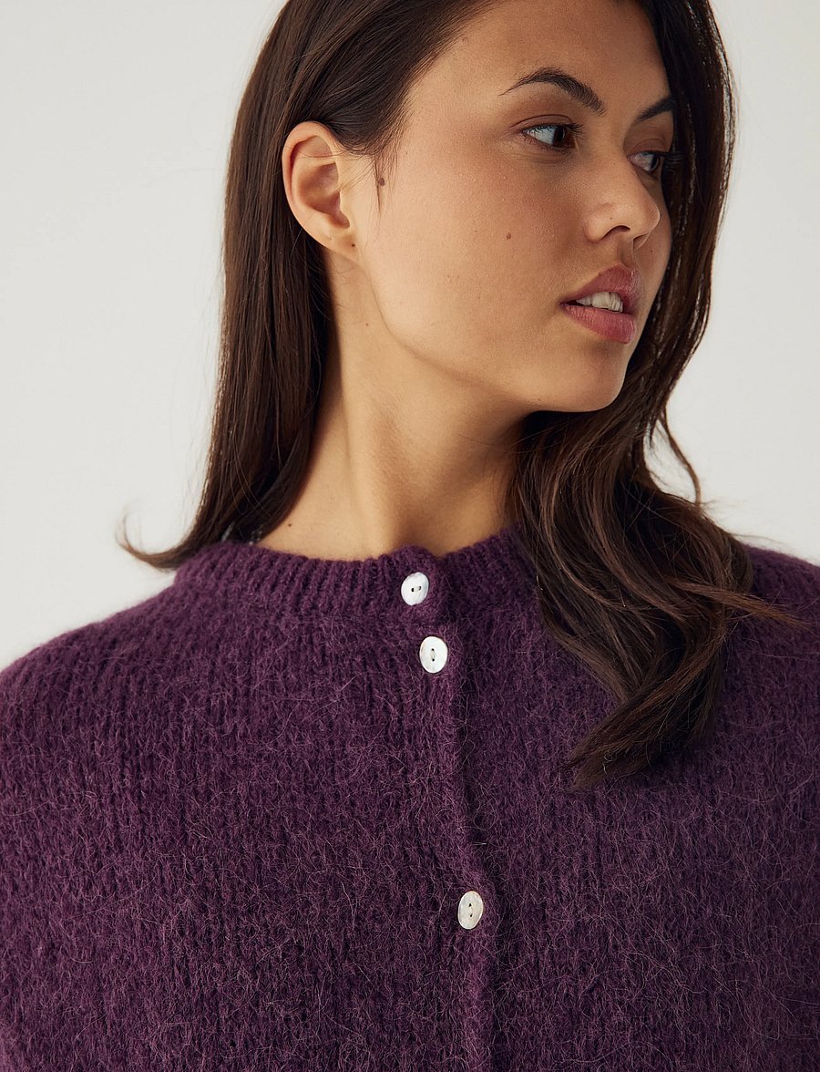 Noella - N-Kae Knit Cardigan - kardiganid - winter bloom - 3