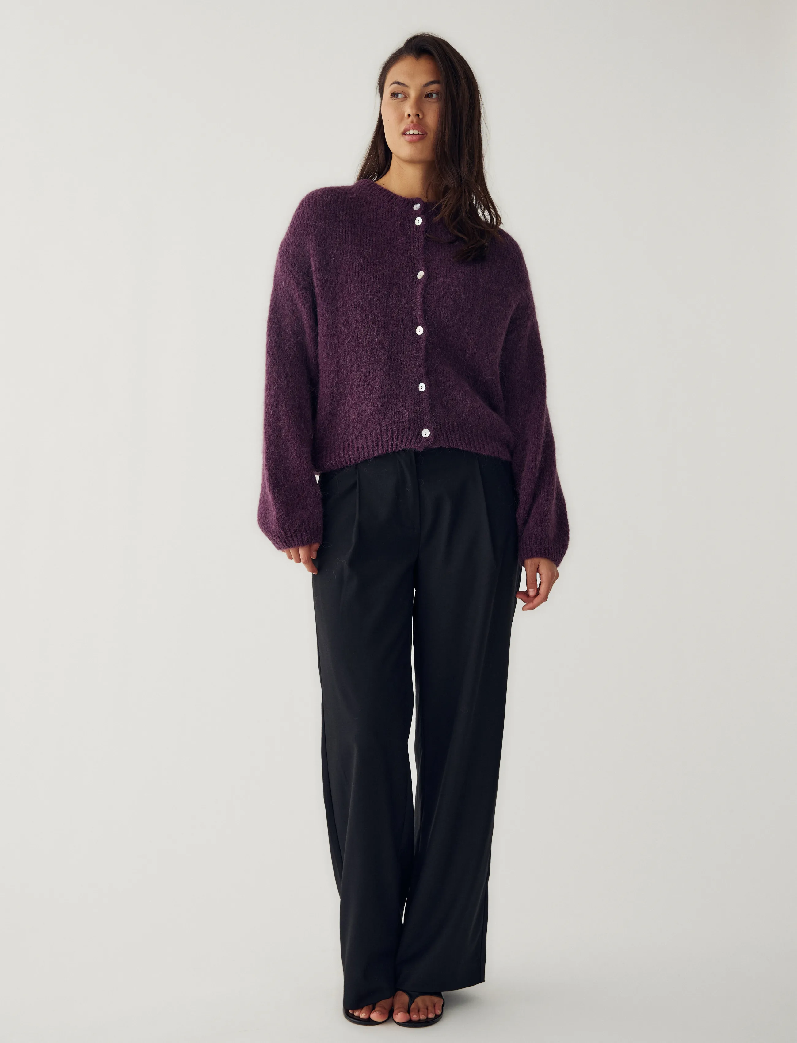 Noella - N-Kae Knit Cardigan - kardiganid - winter bloom - 5