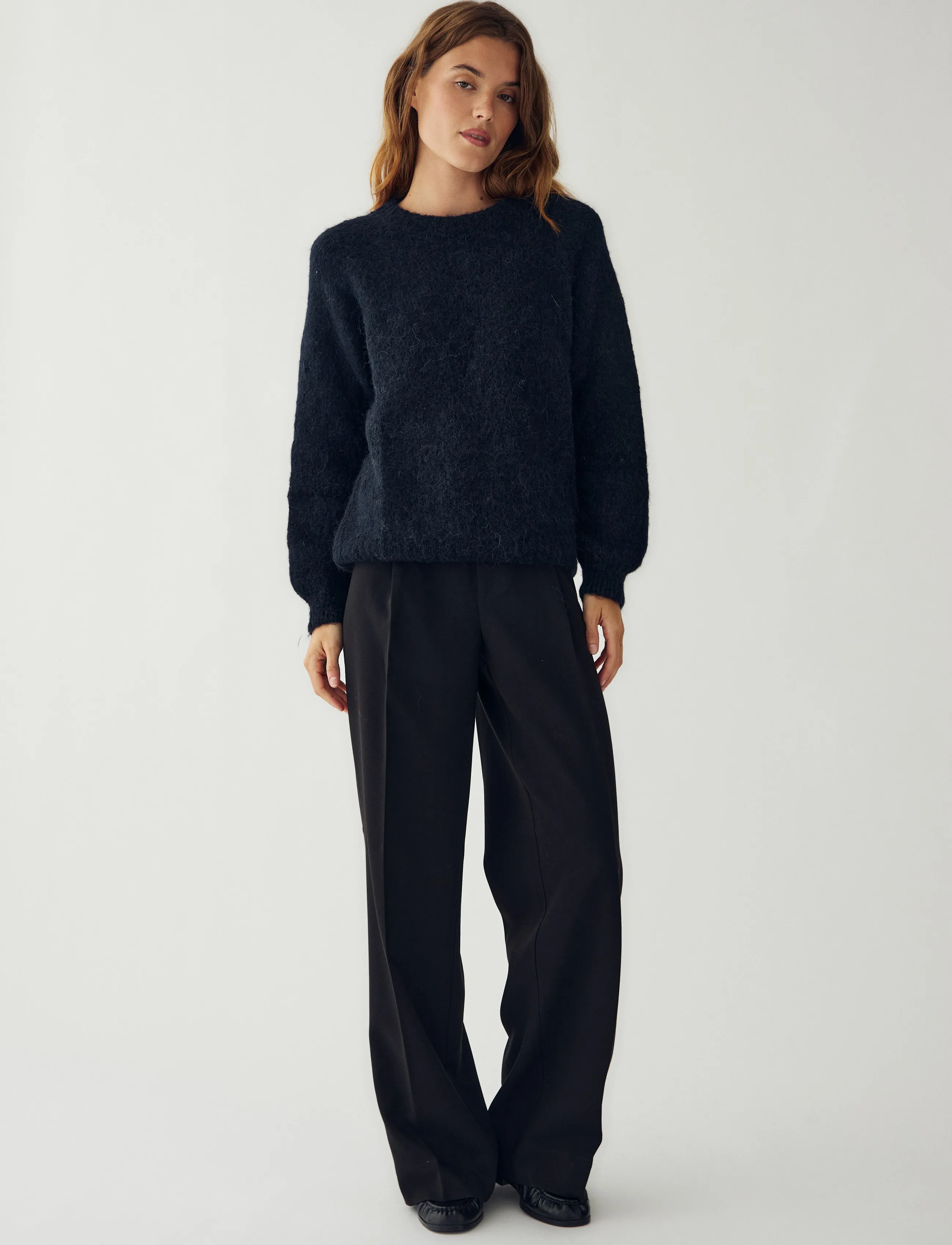 Noella - N-Latora Knit - stickade tröjor - black - 5