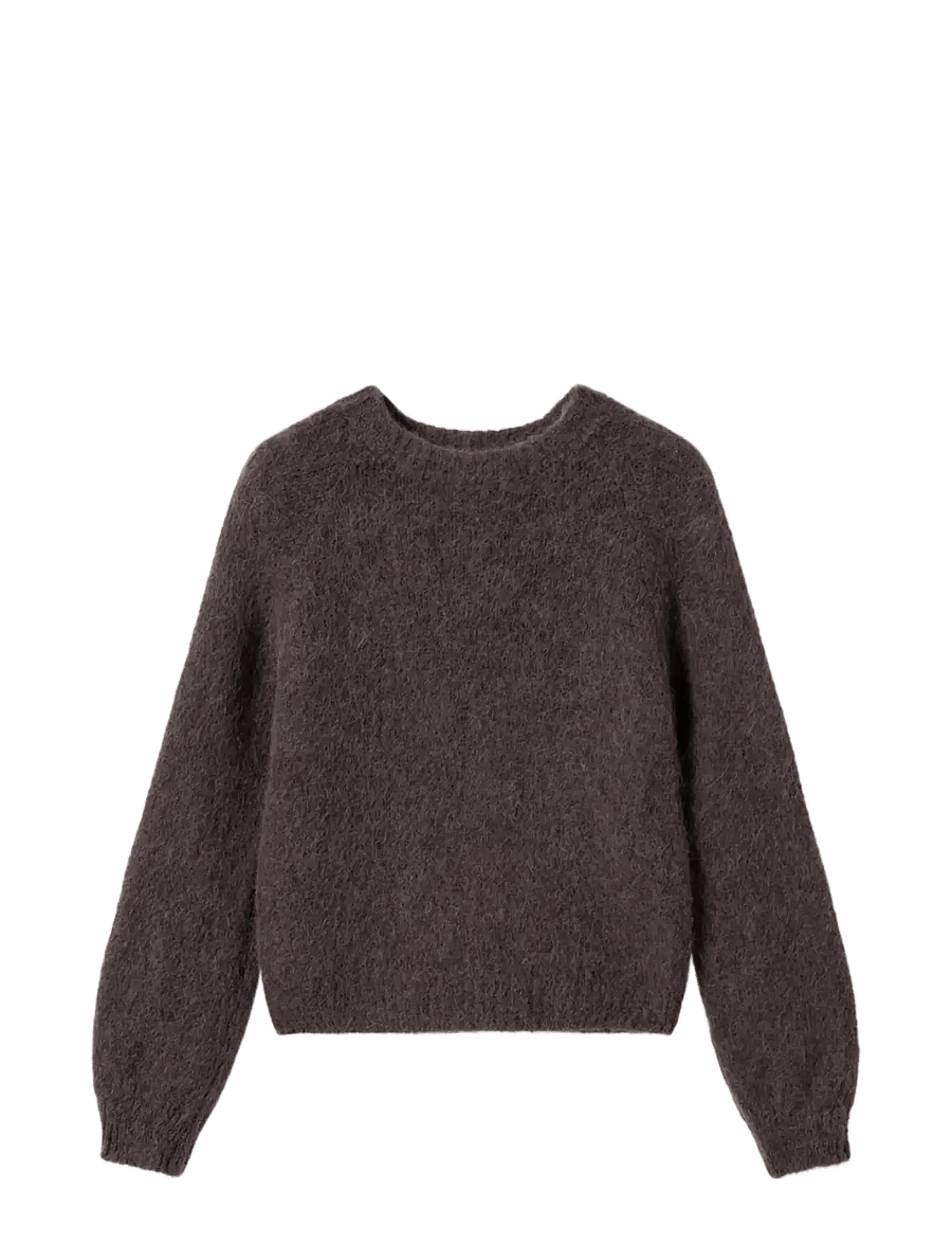 Noella - N-Latora Knit - striktrøjer - chocolate - 1