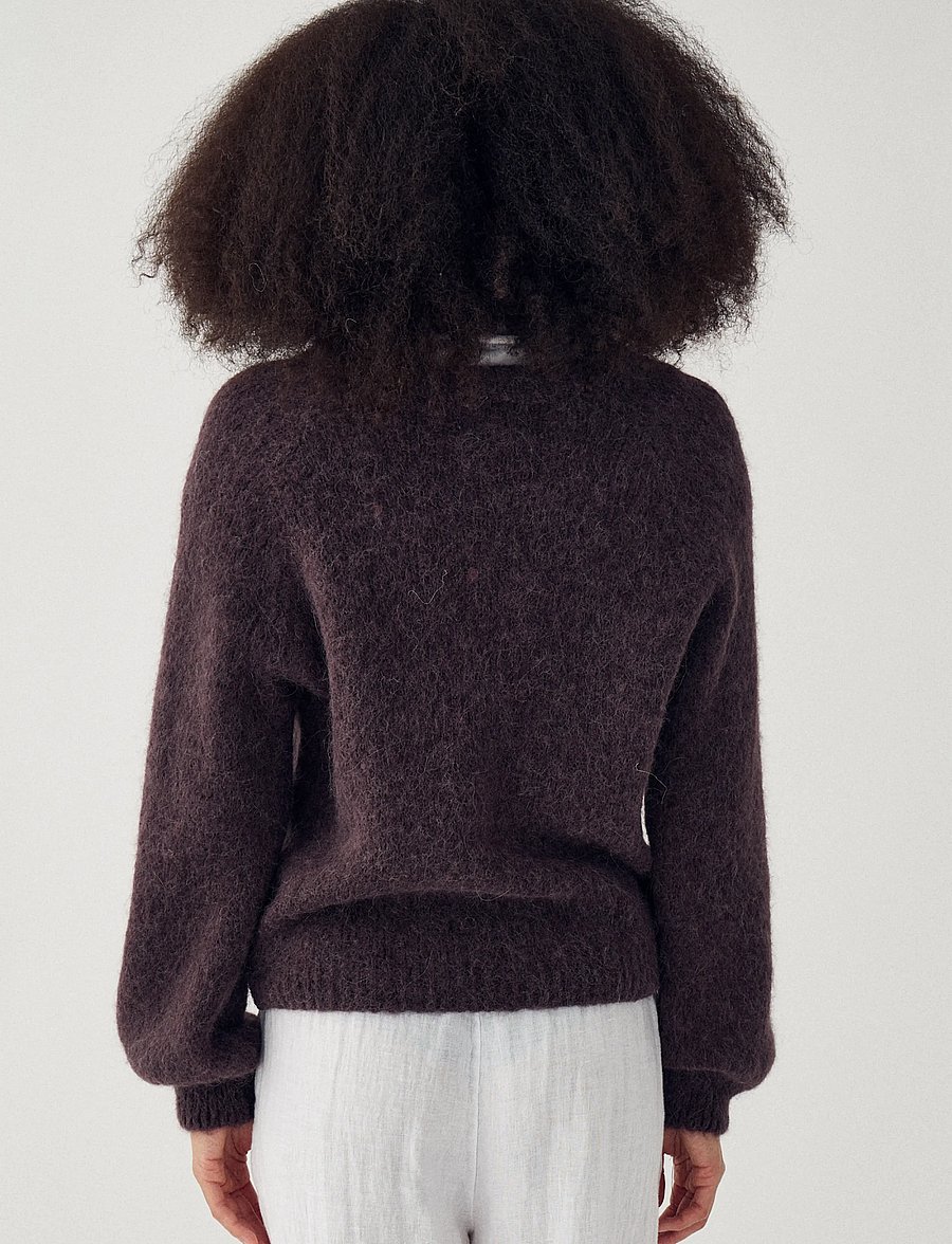 Noella - N-Latora Knit - striktrøjer - chocolate - 3