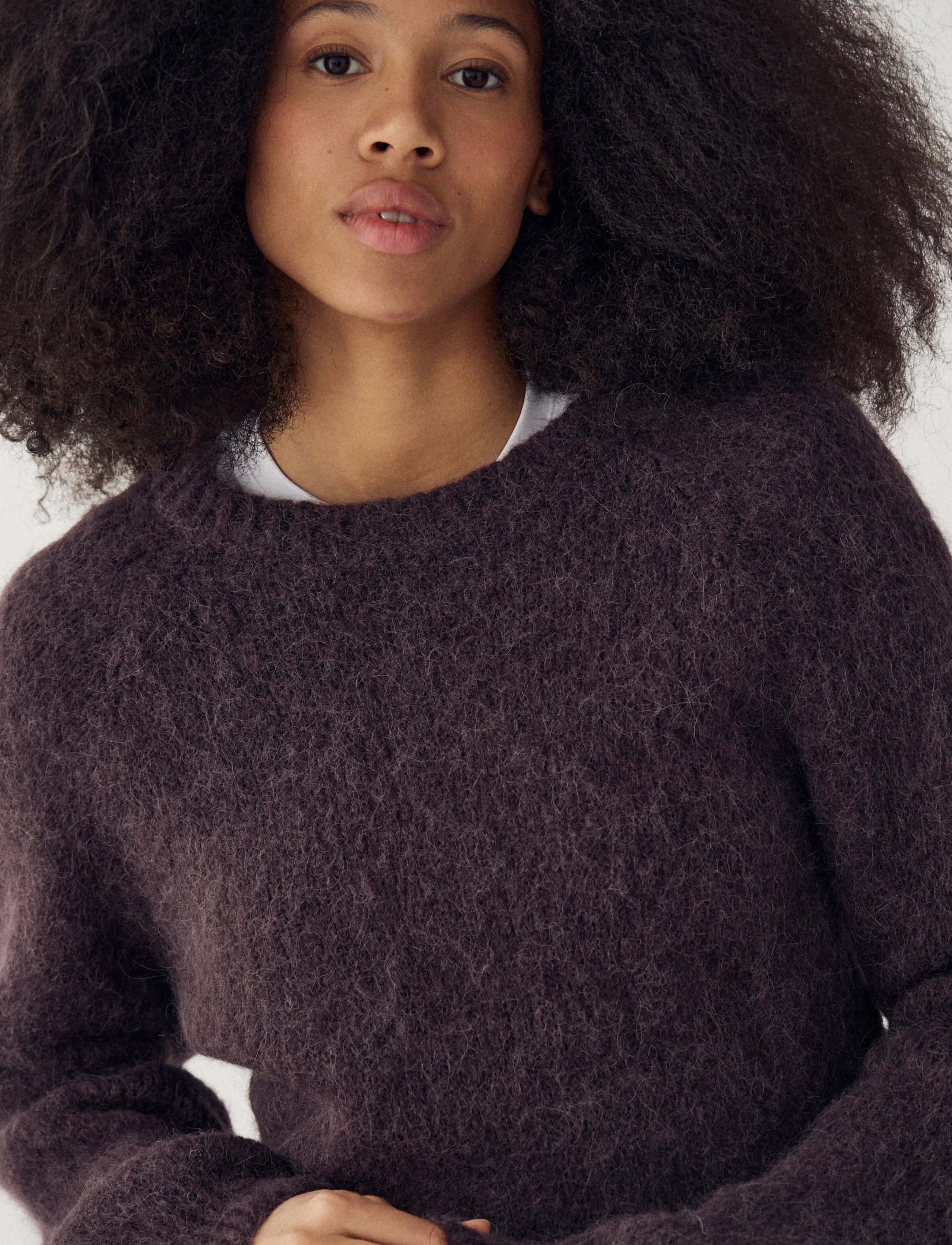 Noella - N-Latora Knit - striktrøjer - chocolate - 4