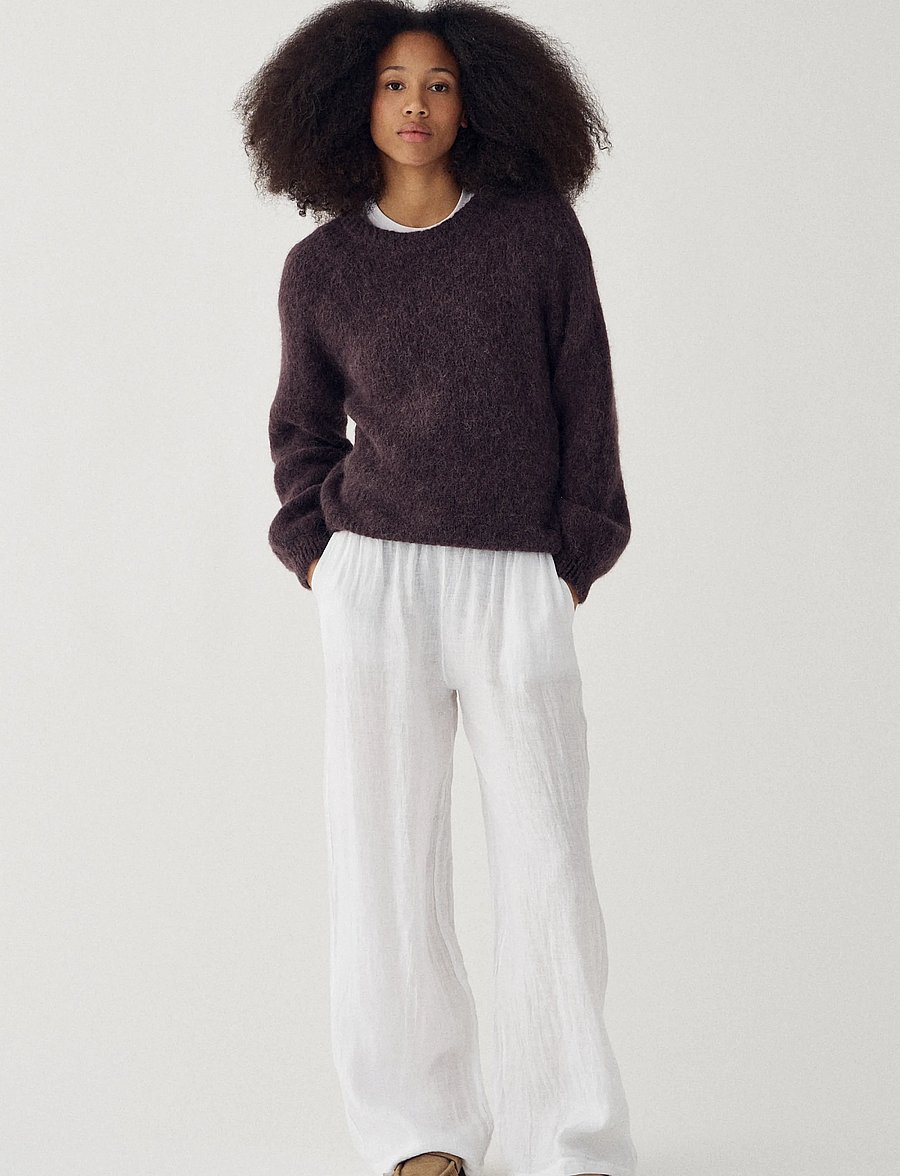 Noella - N-Latora Knit - striktrøjer - chocolate - 5
