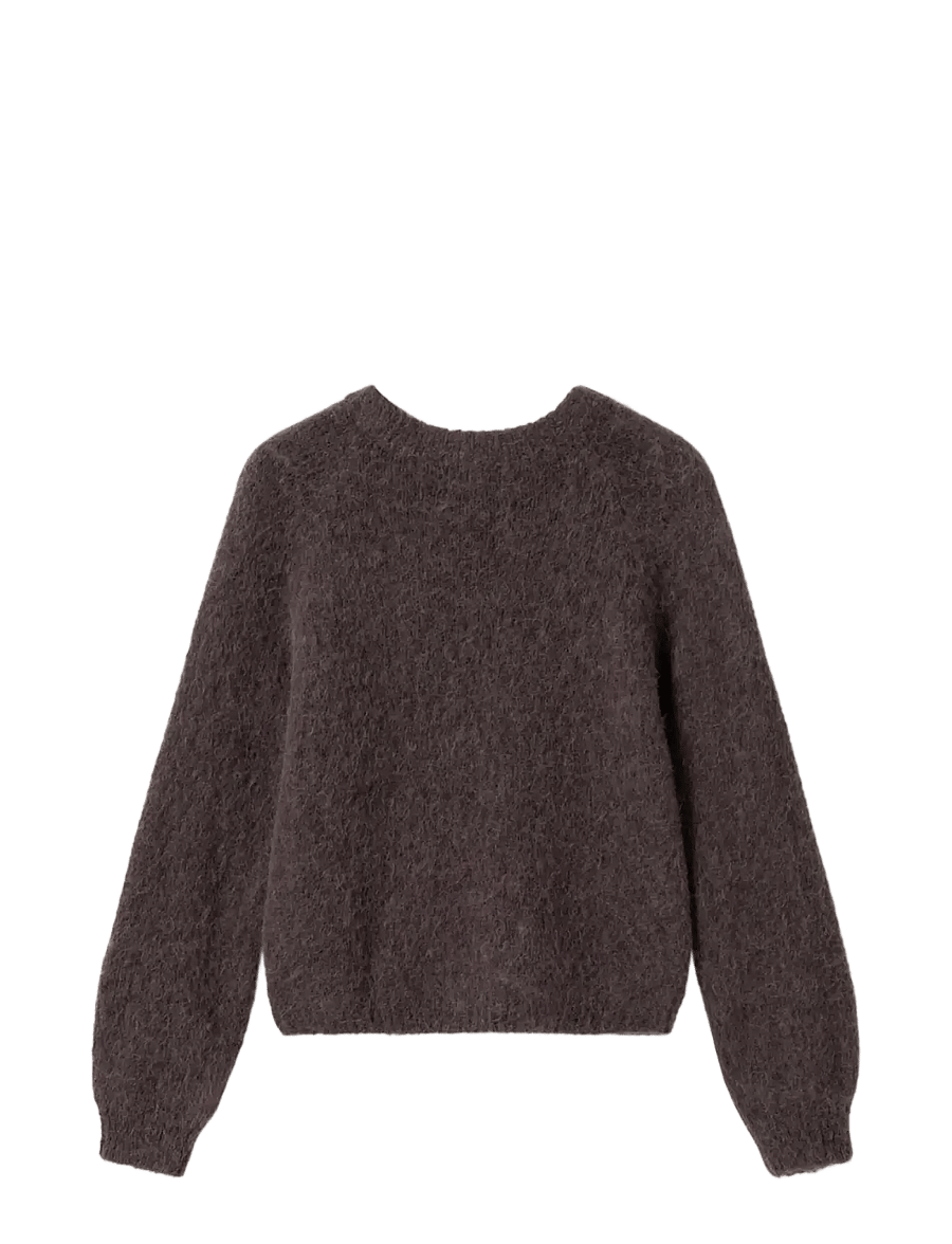 Noella - N-Latora Knit - striktrøjer - chocolate - 2