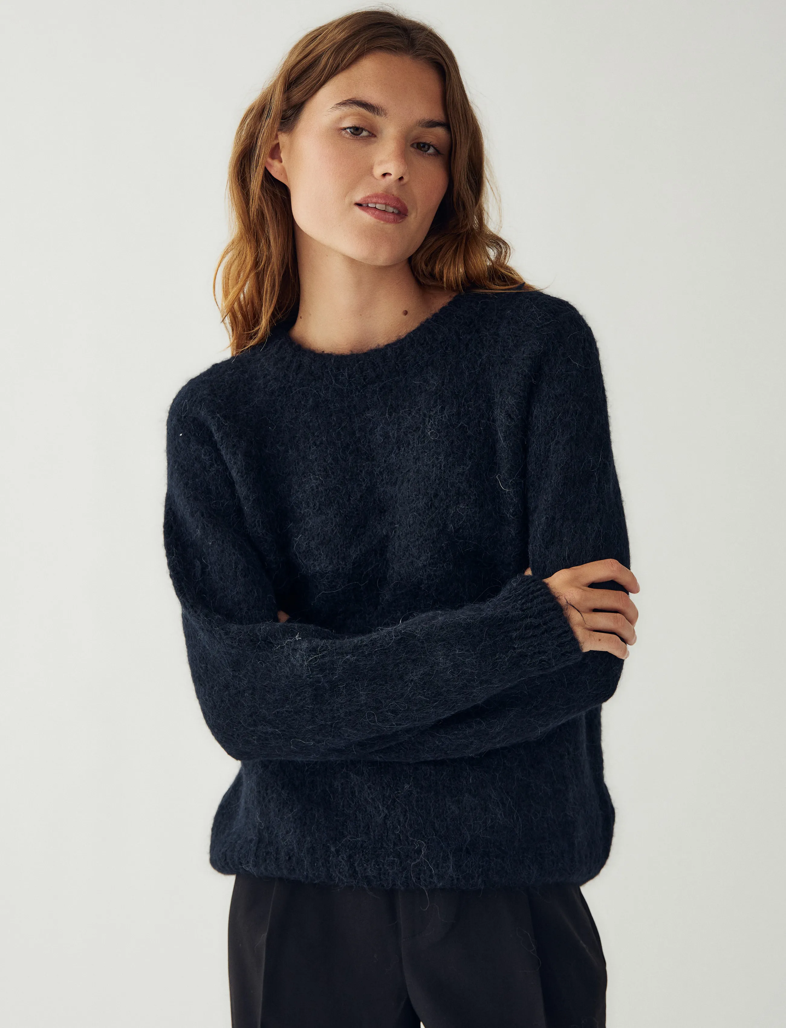 Noella N-Latora Knit - Noella - NAVY / navy