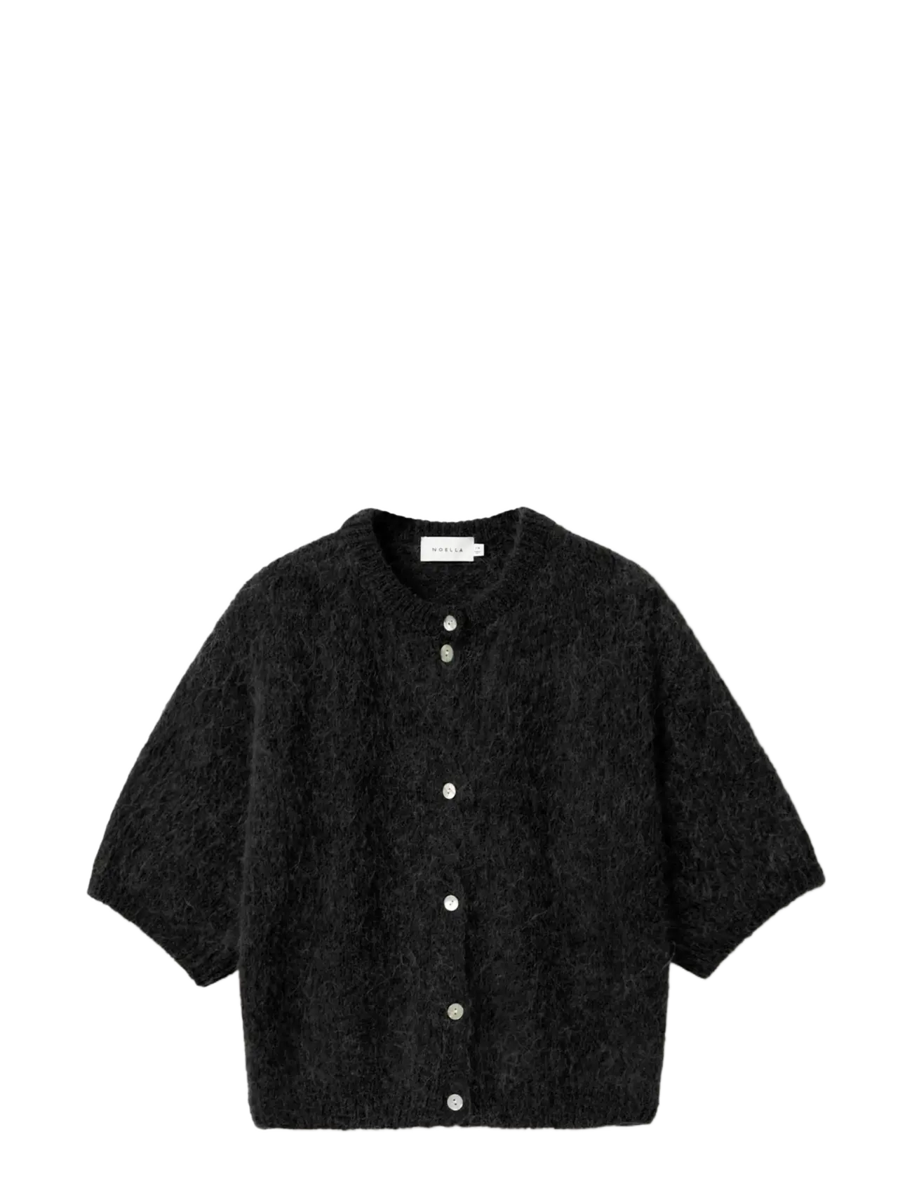 Noella - N-Kae SS Knit Cardigan - cardigans - black - 2