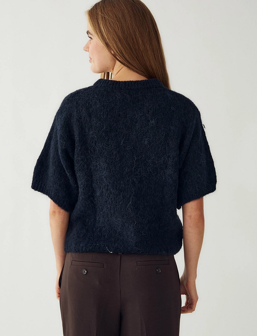 Noella - N-Kae SS Knit Cardigan - kardiganid - black - 3