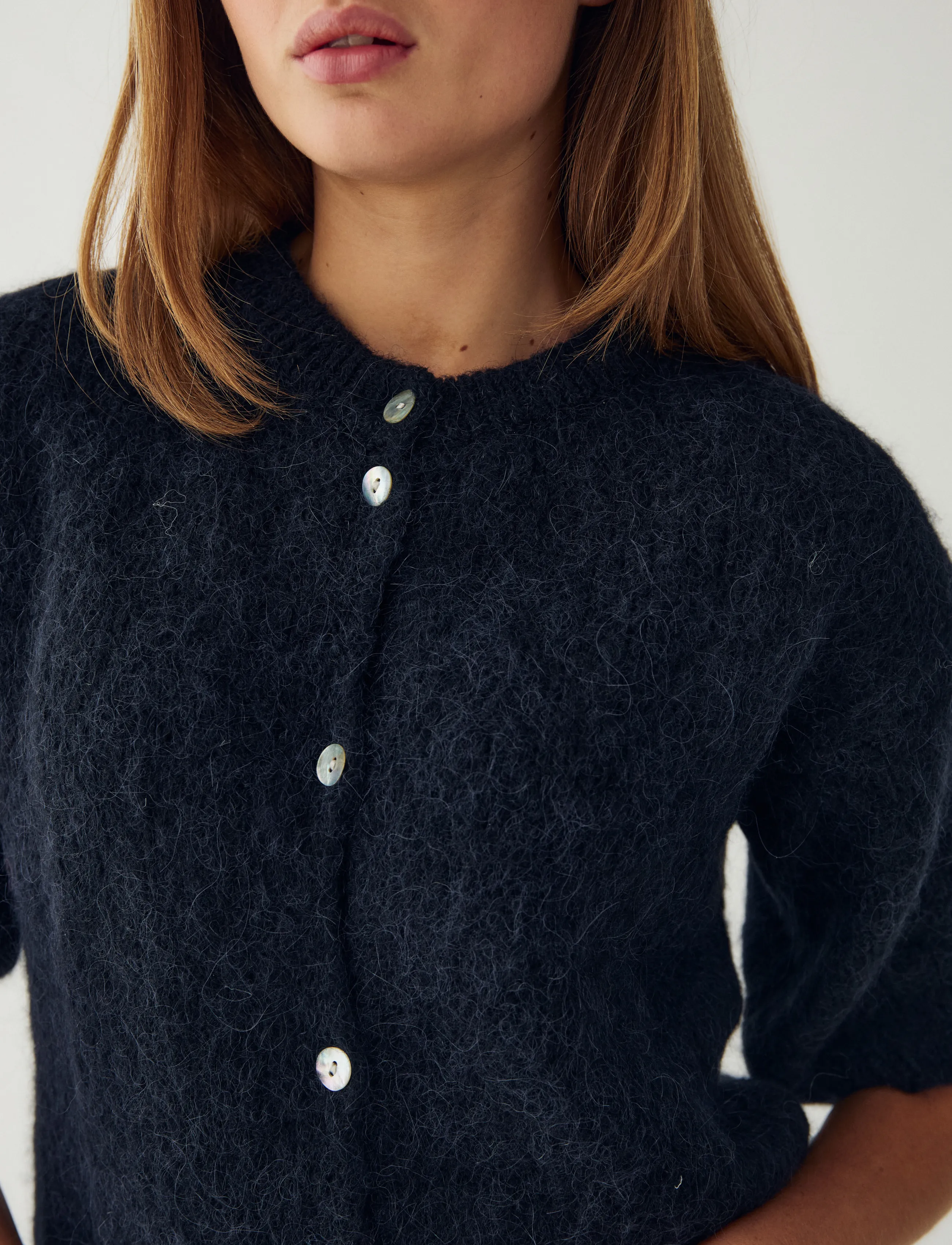 Noella - N-Kae SS Knit Cardigan - kardiganid - black - 4