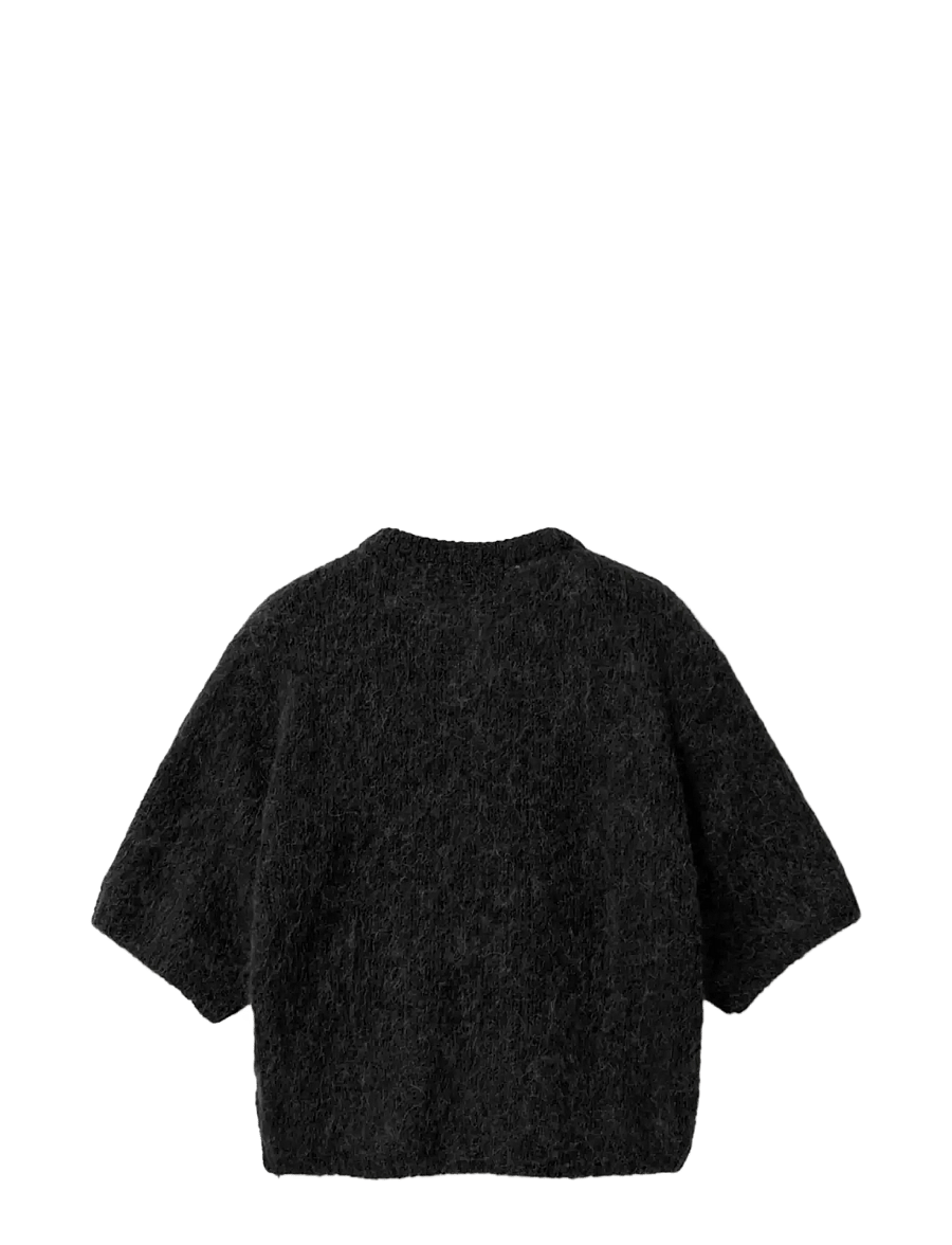 Noella - N-Kae SS Knit Cardigan - koftor - black - 1