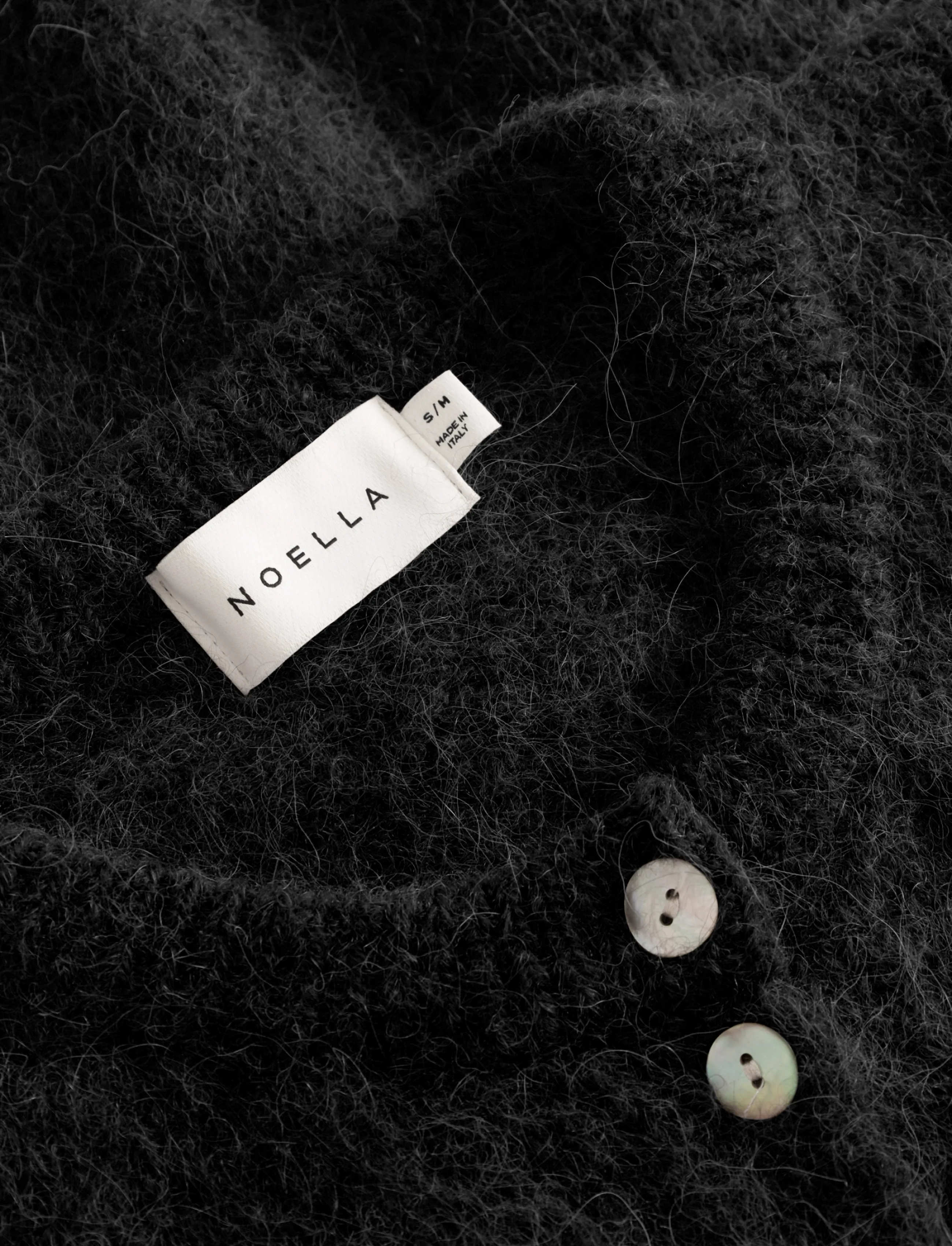 Noella - N-Kae SS Knit Cardigan - koftor - black - 2
