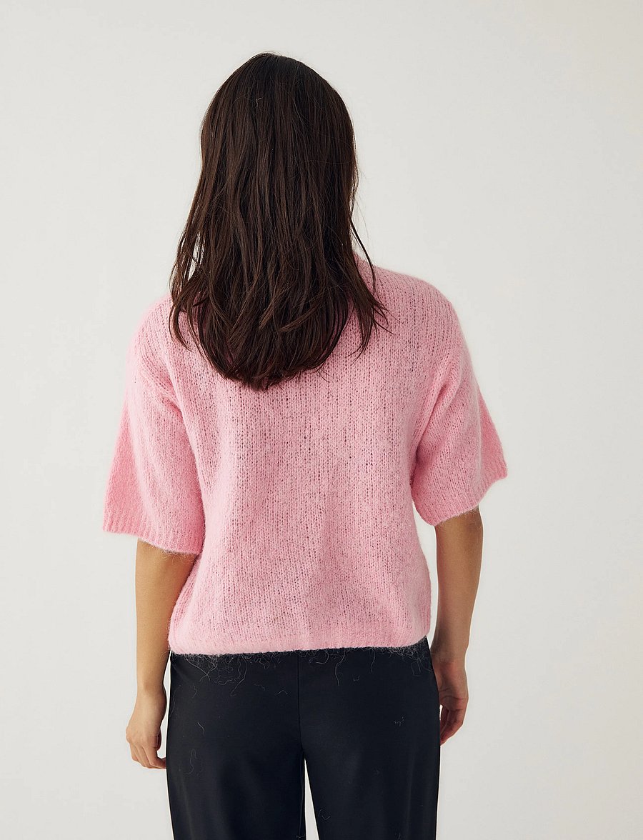 Noella - N-Kae SS Knit Cardigan - strickjacken - blush pink - 3