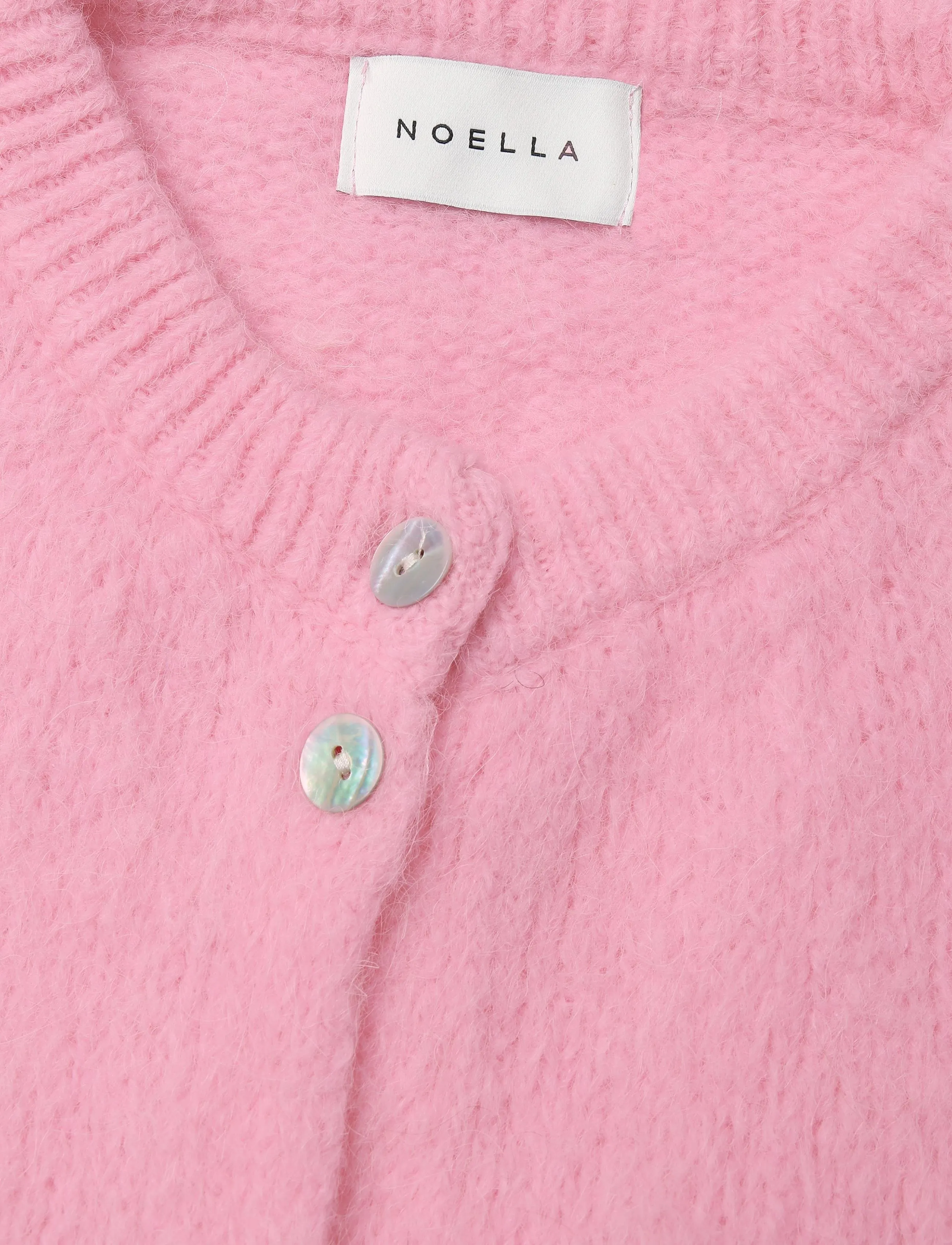 Noella - N-Kae SS Knit Cardigan - kardiganid - blush pink - 2