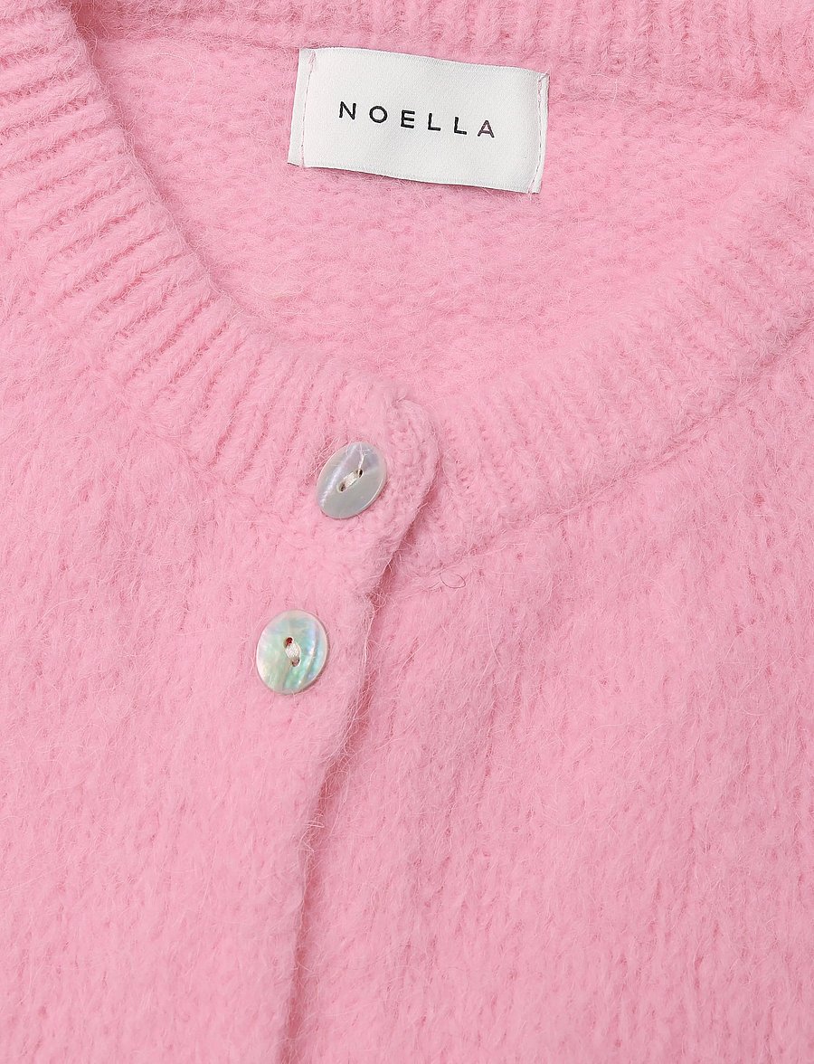 Noella - N-Kae SS Knit Cardigan - kardiganid - blush pink - 2