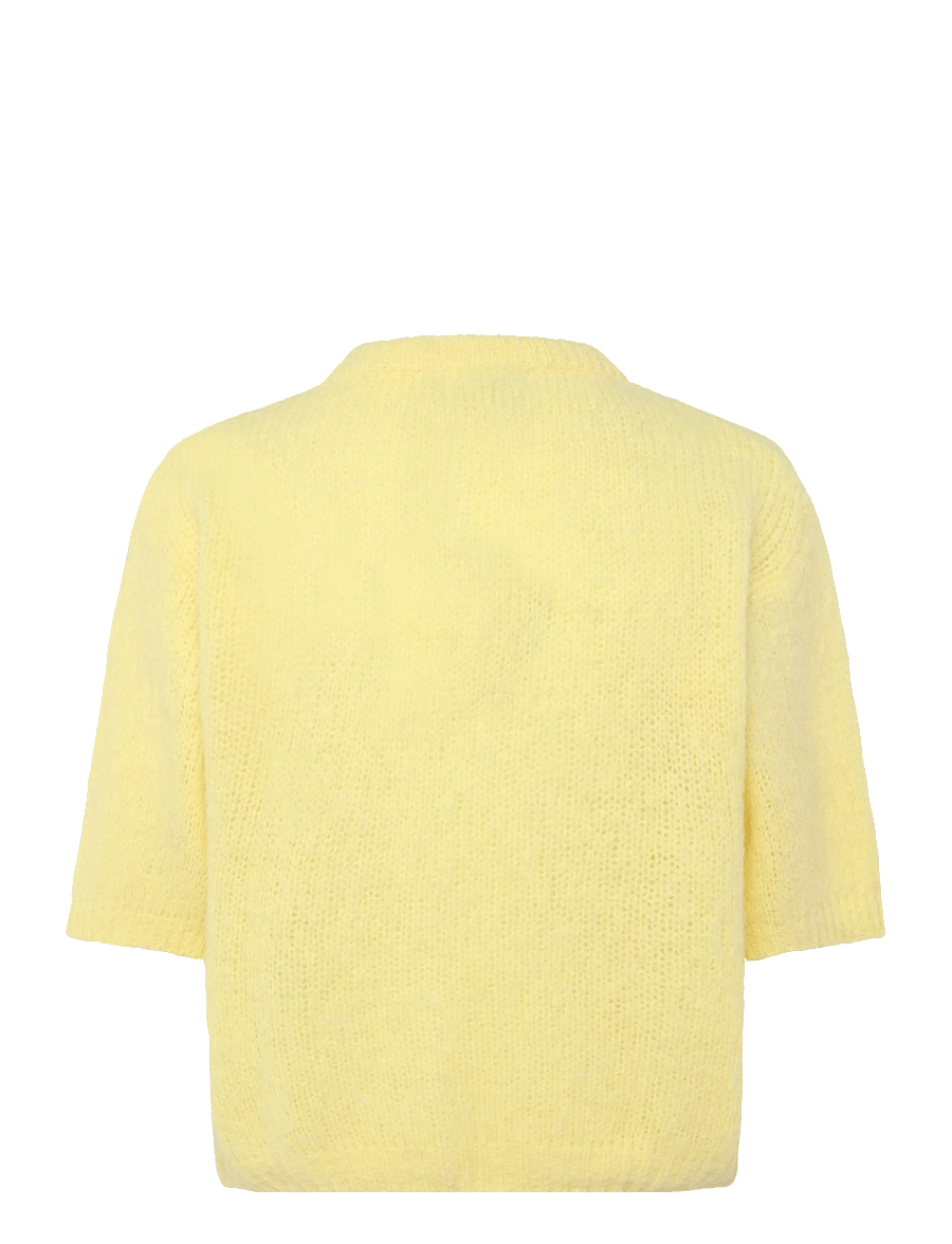 Noella - N-Kae SS Knit Cardigan - kardiganid - butter yellow - 2