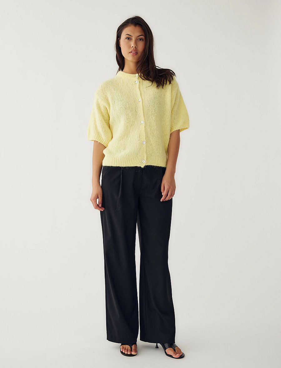 Noella - N-Kae SS Knit Cardigan - kardiganid - butter yellow - 5