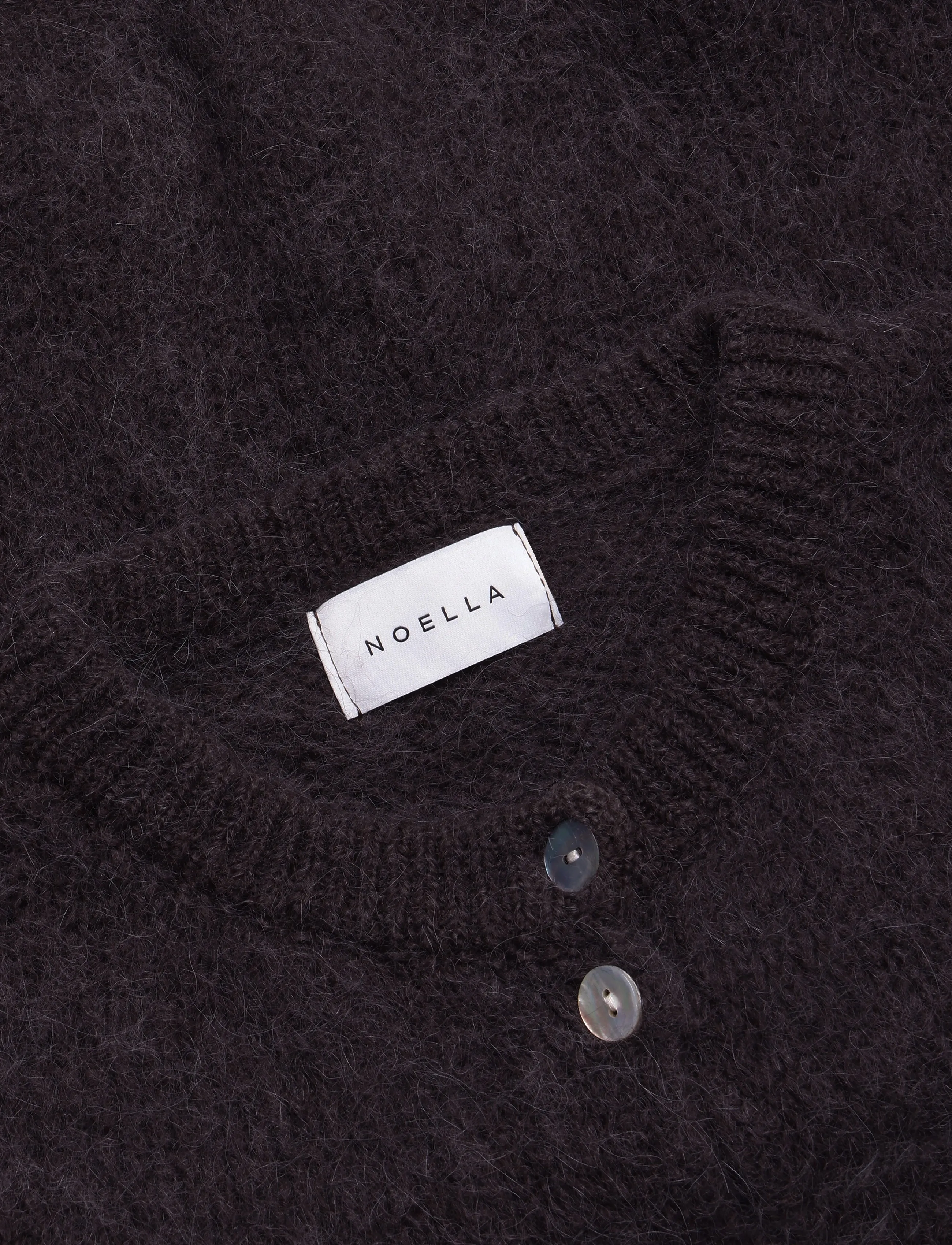 Noella - N-Kae SS Knit Cardigan - kardiganid - chocolate - 2
