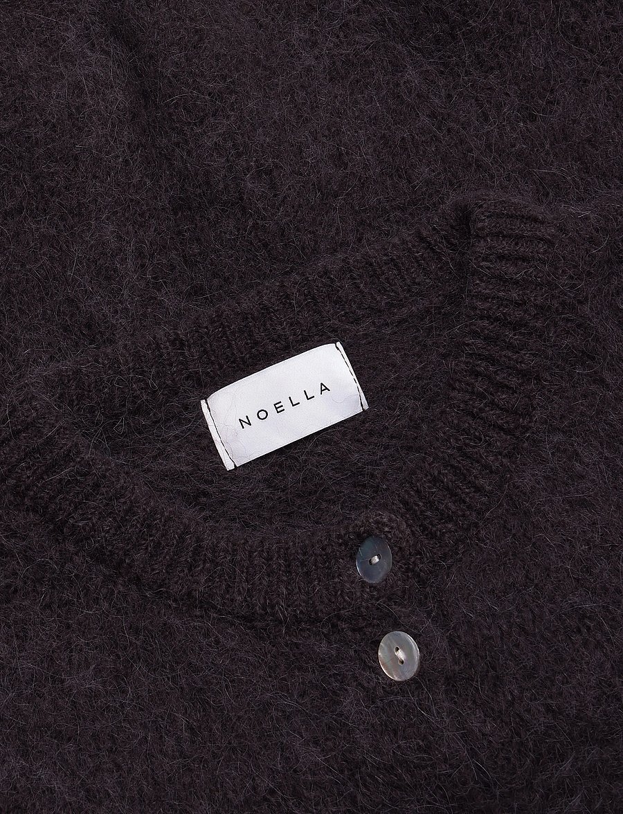 Noella - N-Kae SS Knit Cardigan - kardiganid - chocolate - 2
