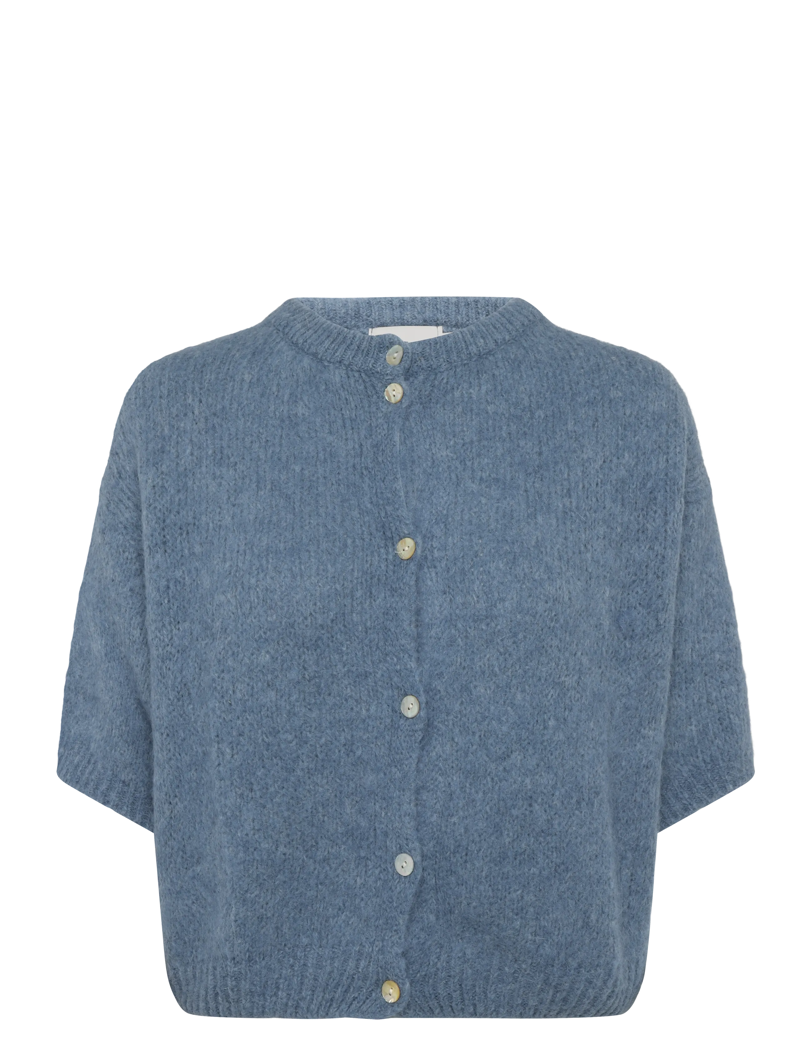Noella N-Kae SS Knit Cardigan - Nyheter - JEANS MELANGE / blue