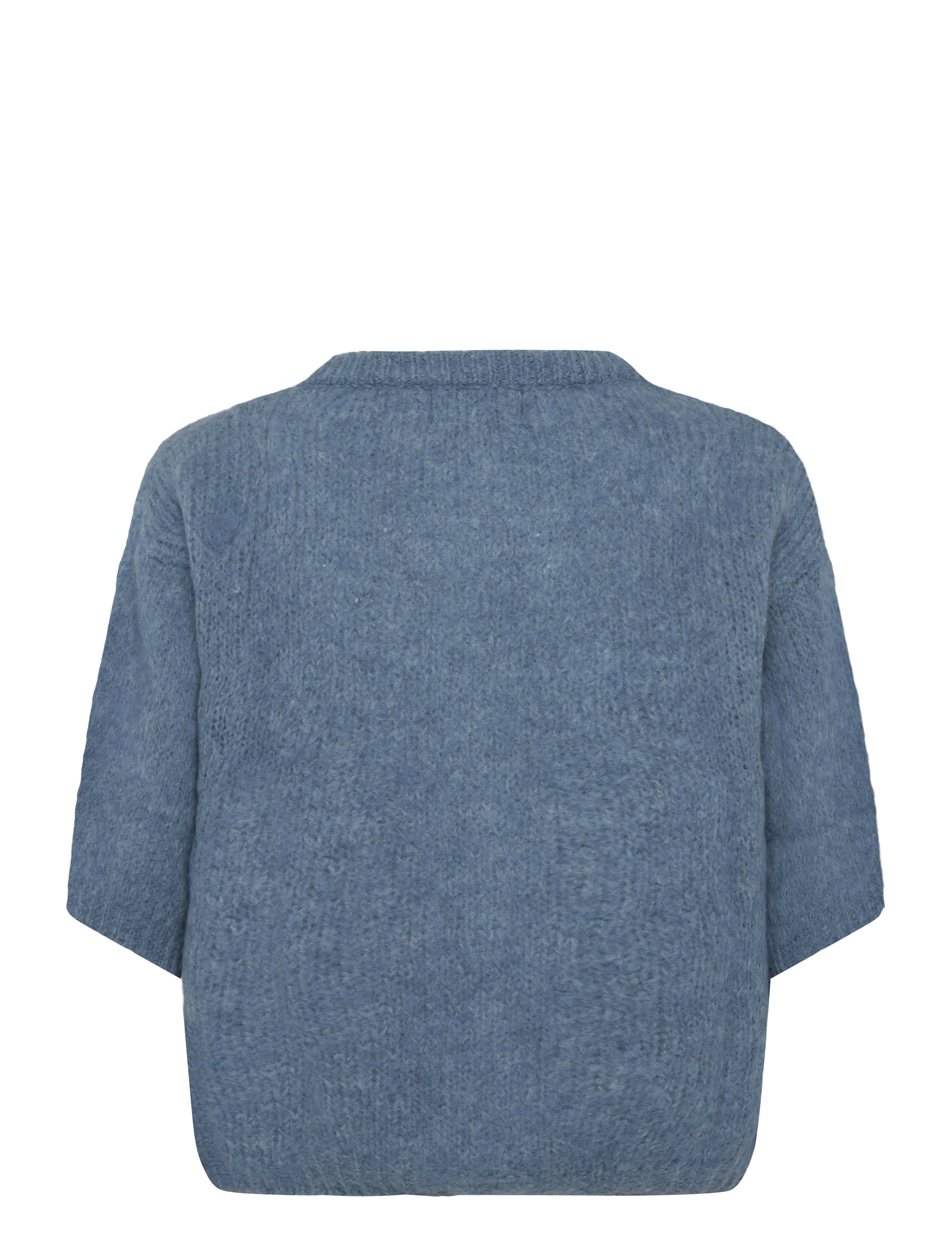 Noella - N-Kae SS Knit Cardigan - jeans melange - 1