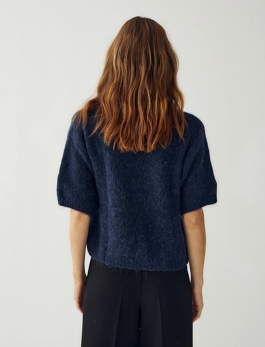 Noella - N-Kae SS Knit Cardigan - strickjacken - navy - 3