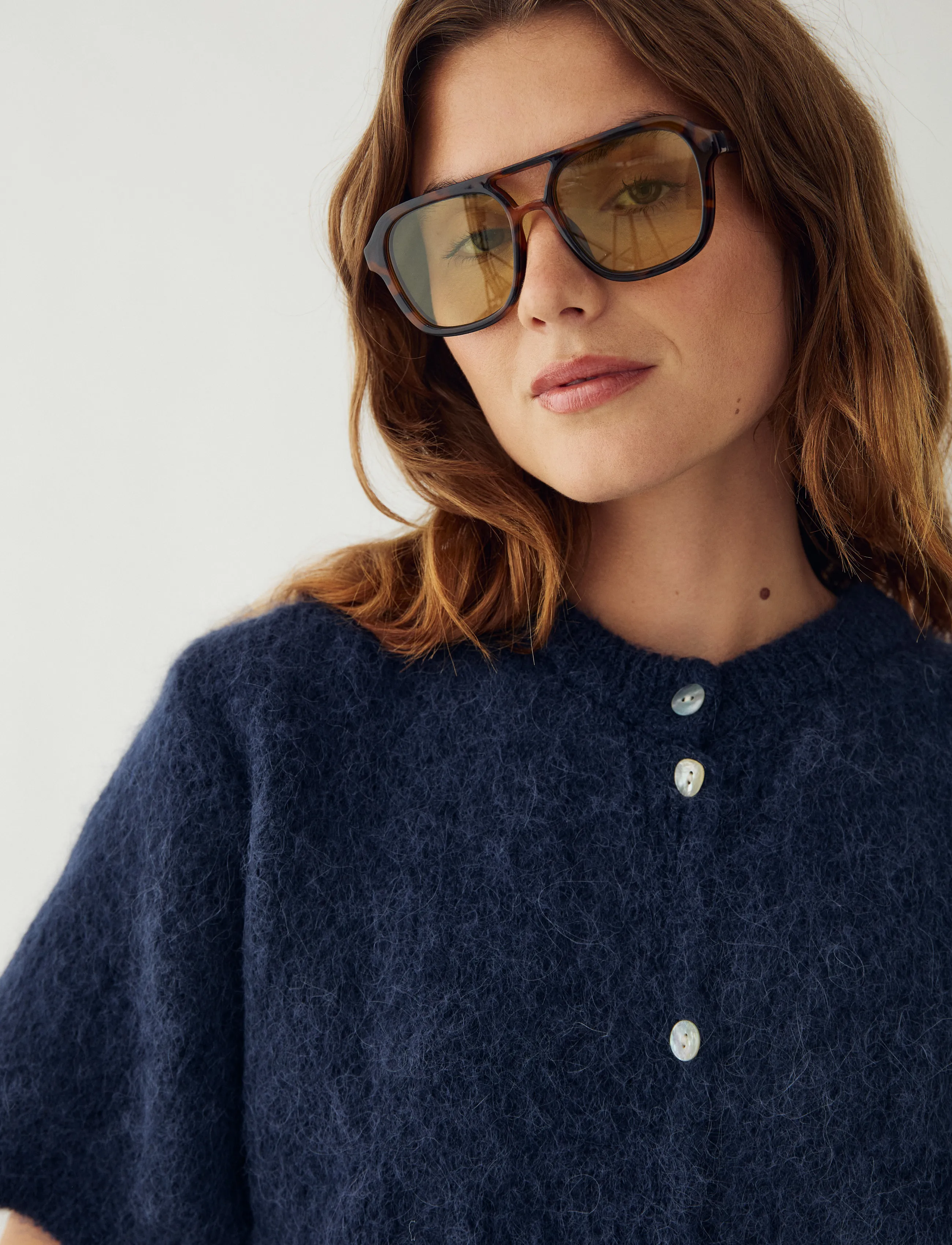 Noella - N-Kae SS Knit Cardigan - strickjacken - navy - 4