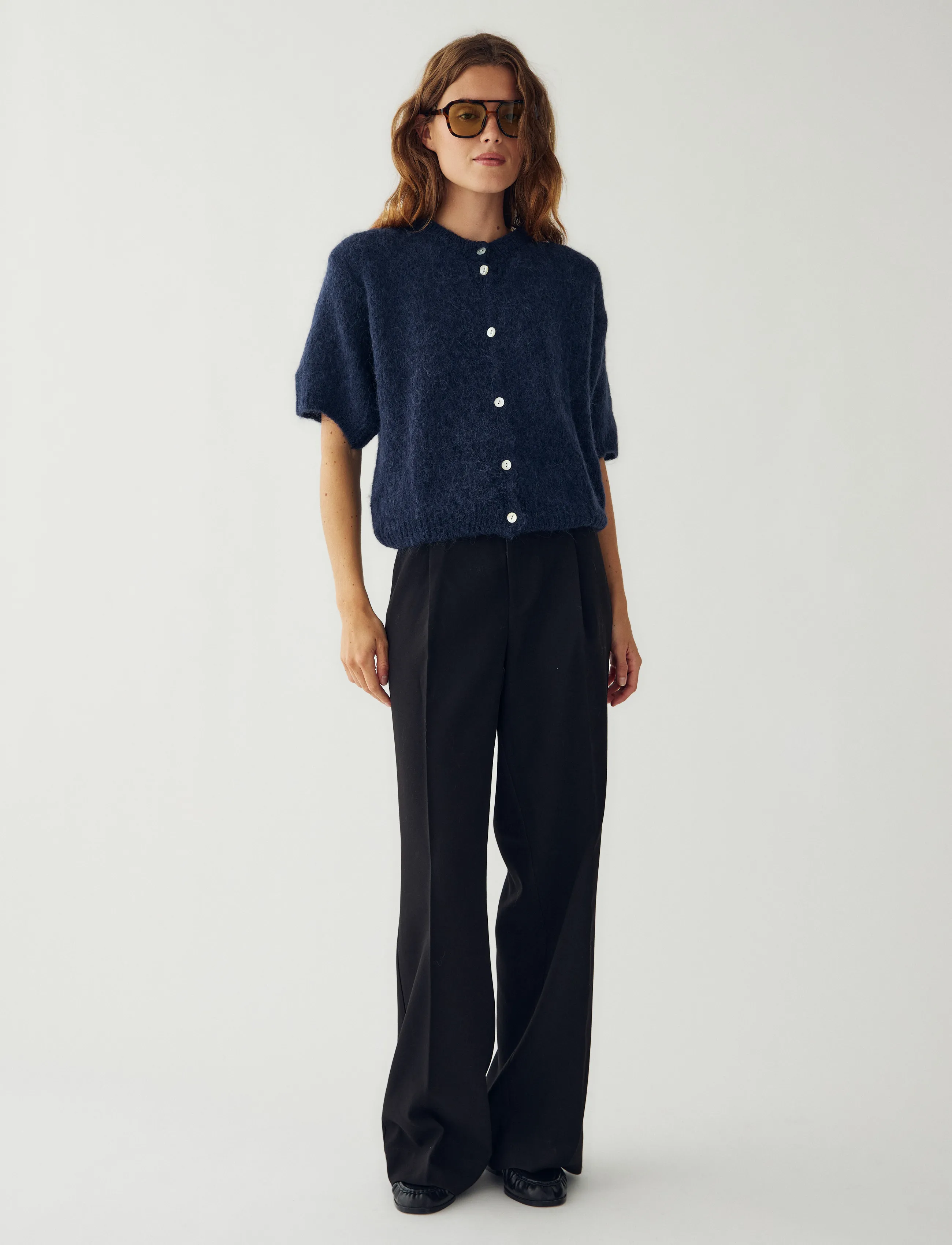 Noella - N-Kae SS Knit Cardigan - strickjacken - navy - 5