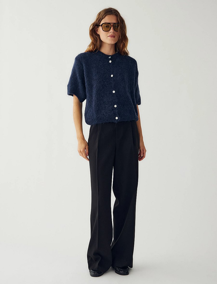 Noella - N-Kae SS Knit Cardigan - strickjacken - navy - 5