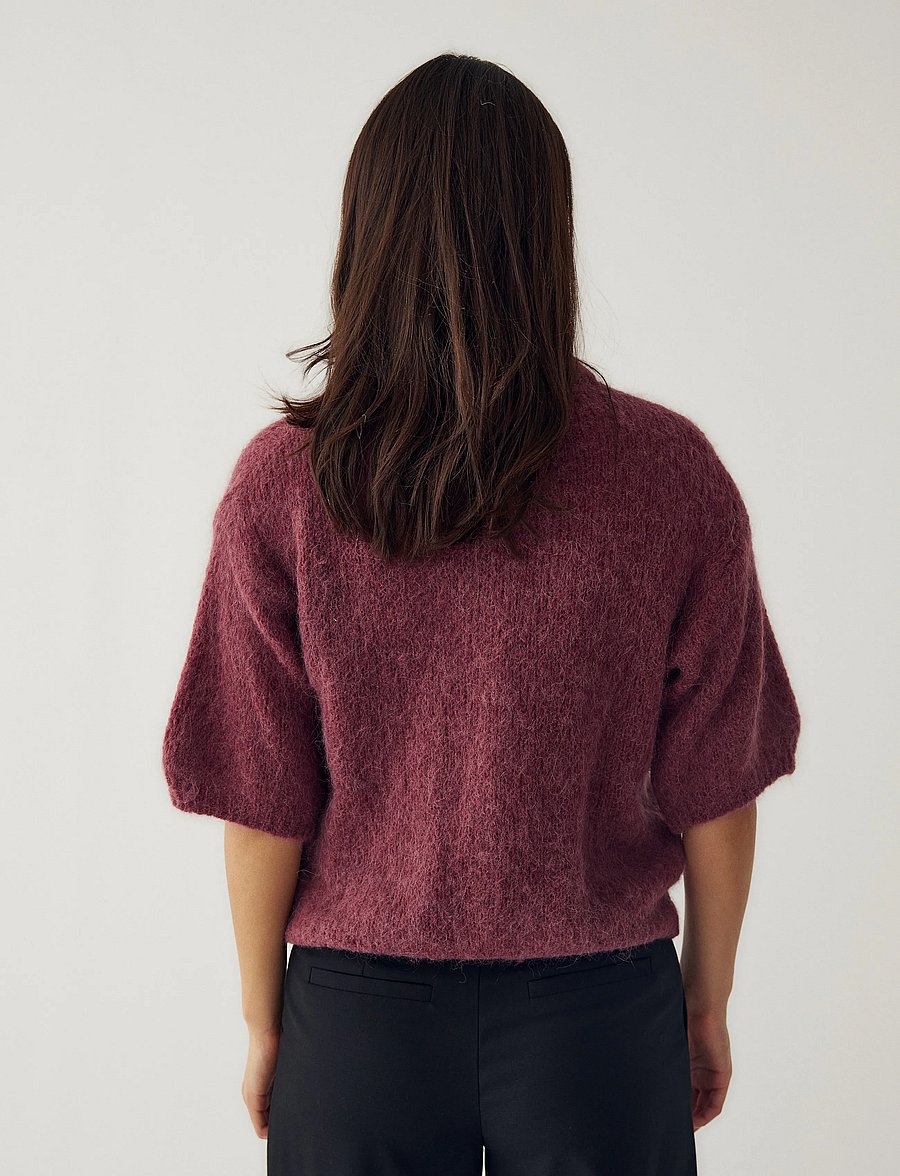 Noella - N-Kae SS Knit Cardigan - strickjacken - rust - 3