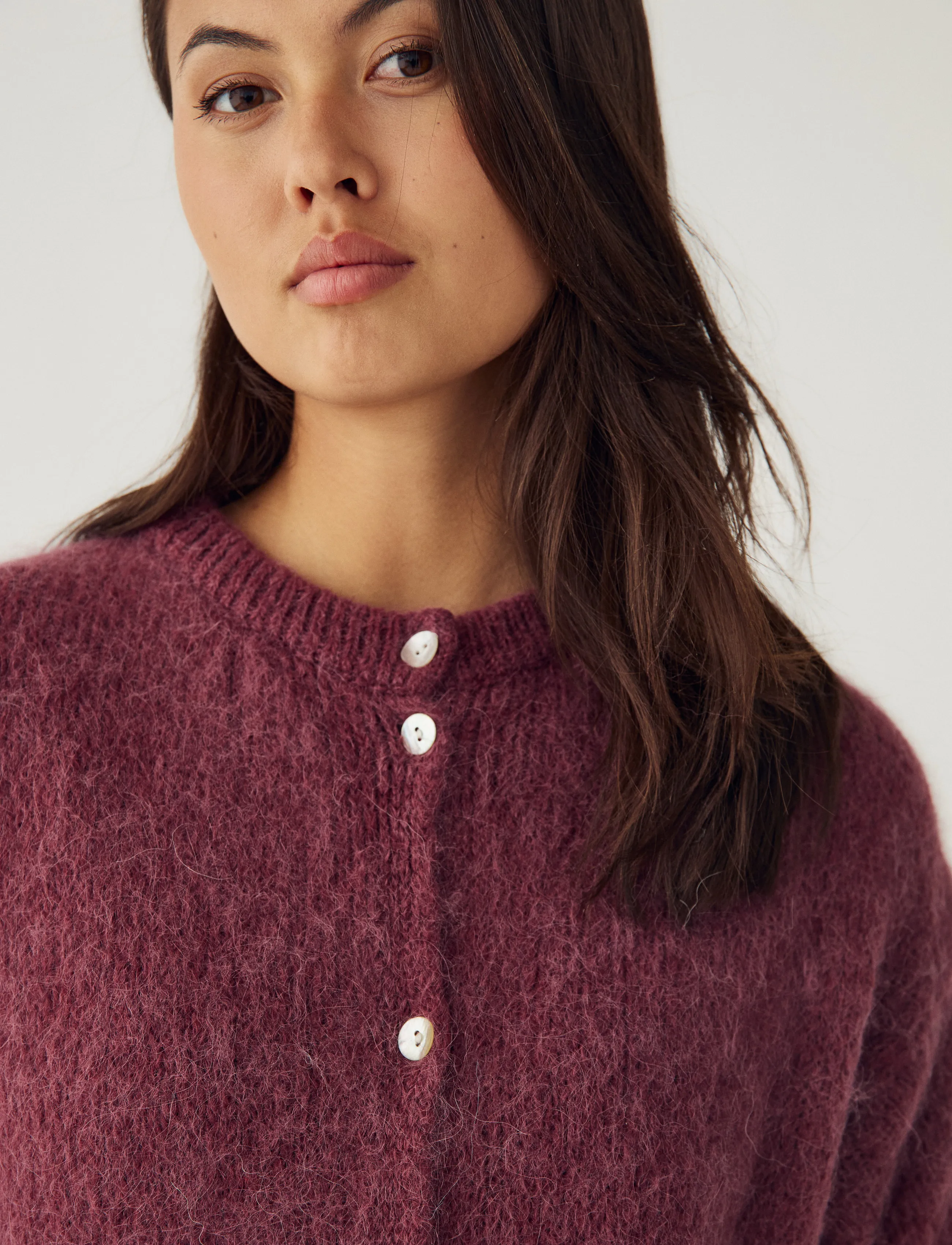 Noella - N-Kae SS Knit Cardigan - strickjacken - rust - 5